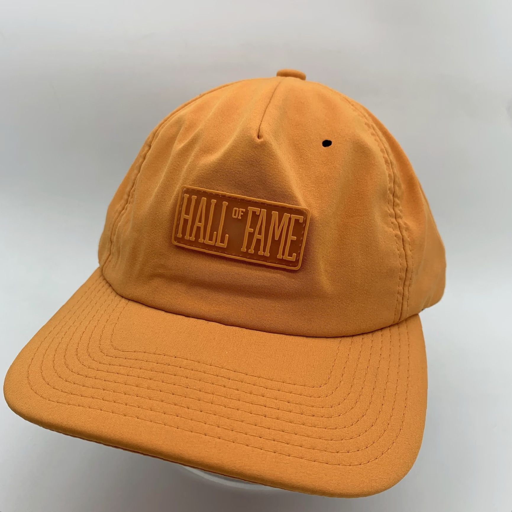 Logo 7 Hall of Fame Hat Mens Orange One Size Adjustable Strap Back Logo 2nd Sucks Baseball Cap Size ONE SIZE - 2 Thumbnail