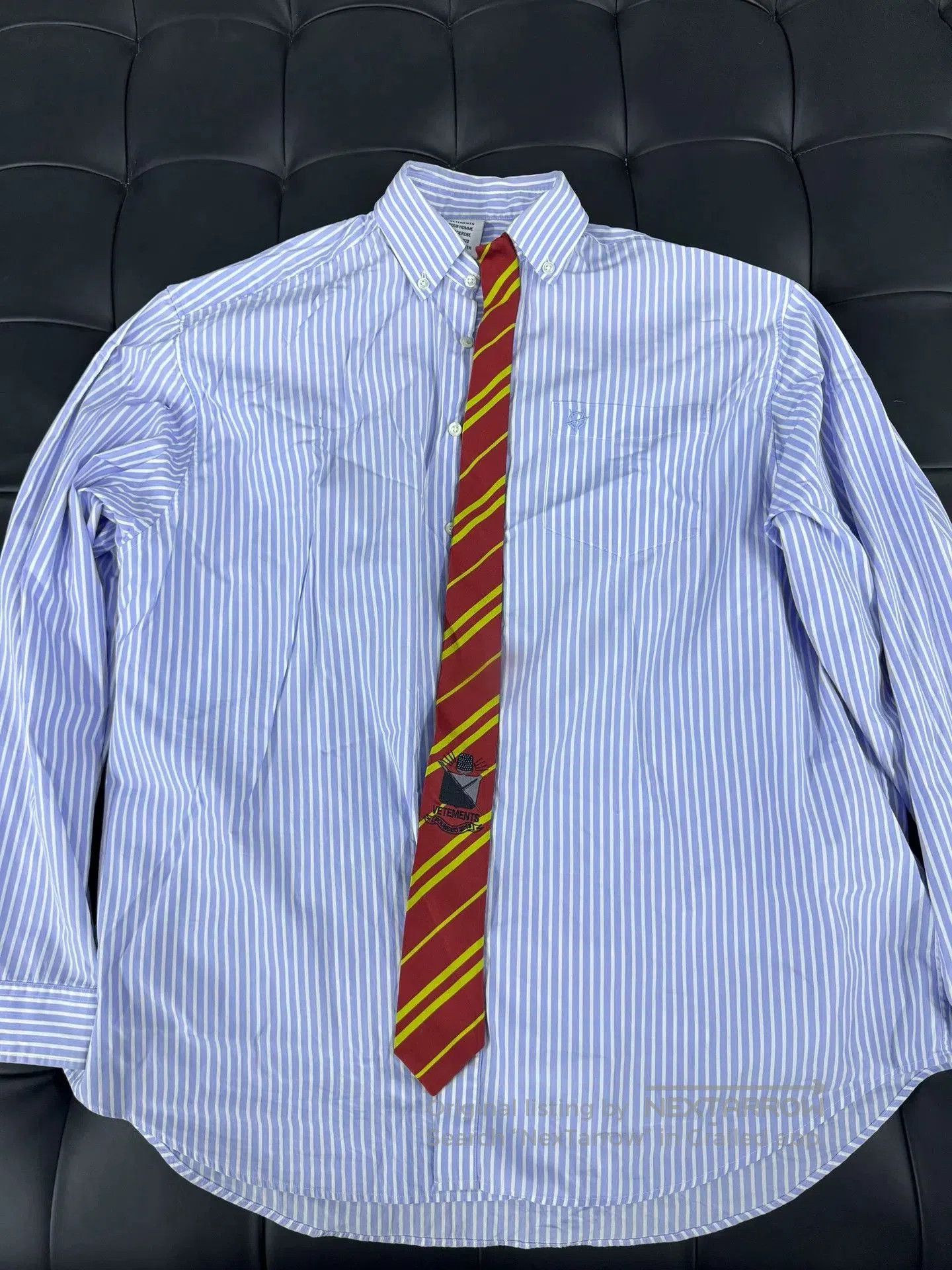 Vetements Vetements Striped Shirt with Tie Detail. Size US XS / EU 42 / 0 - 1 Thumbnail