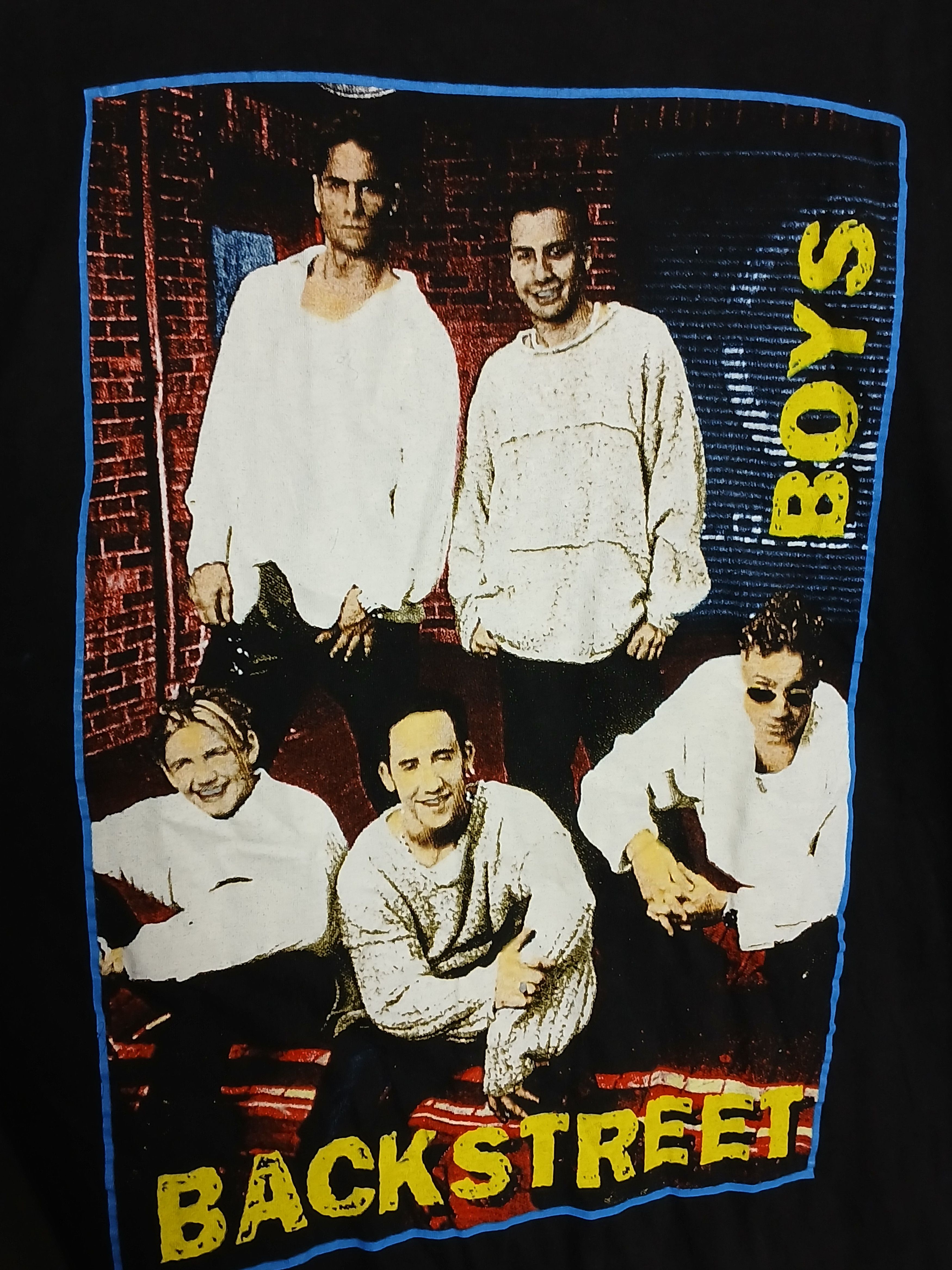 Band Tees × Vintage Vintage Backstreet Boys Single Stitch T-Shirt Size US XL / EU 56 / 4 - 3 Thumbnail