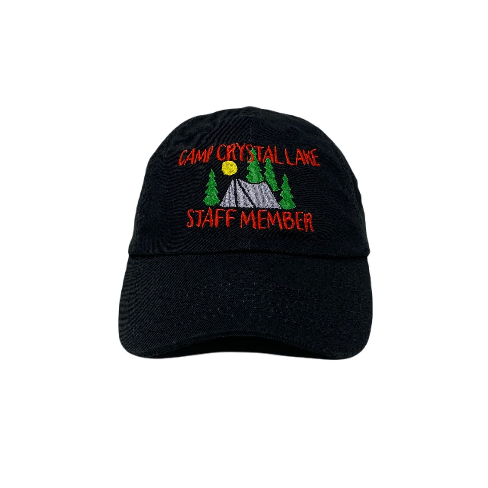 Other Halloween Hockey Mask Camp Lake Staff Member Dad Hat Size ONE SIZE - 4 Thumbnail