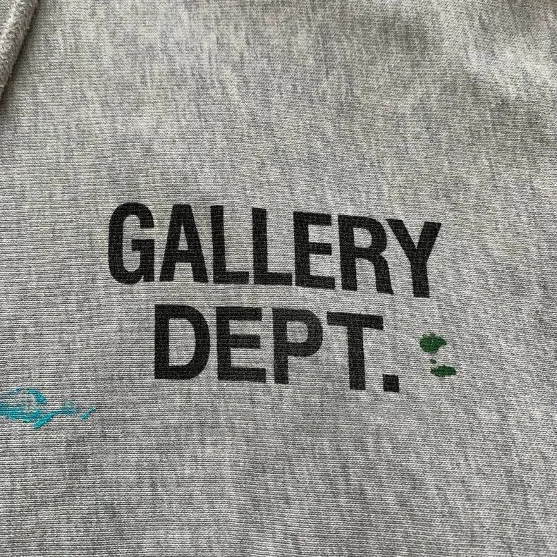 Gallery Dept. Gallery Dept Gray Paint Splatter Hoodie. Size US XL / EU 56 / 4 - 4 Thumbnail