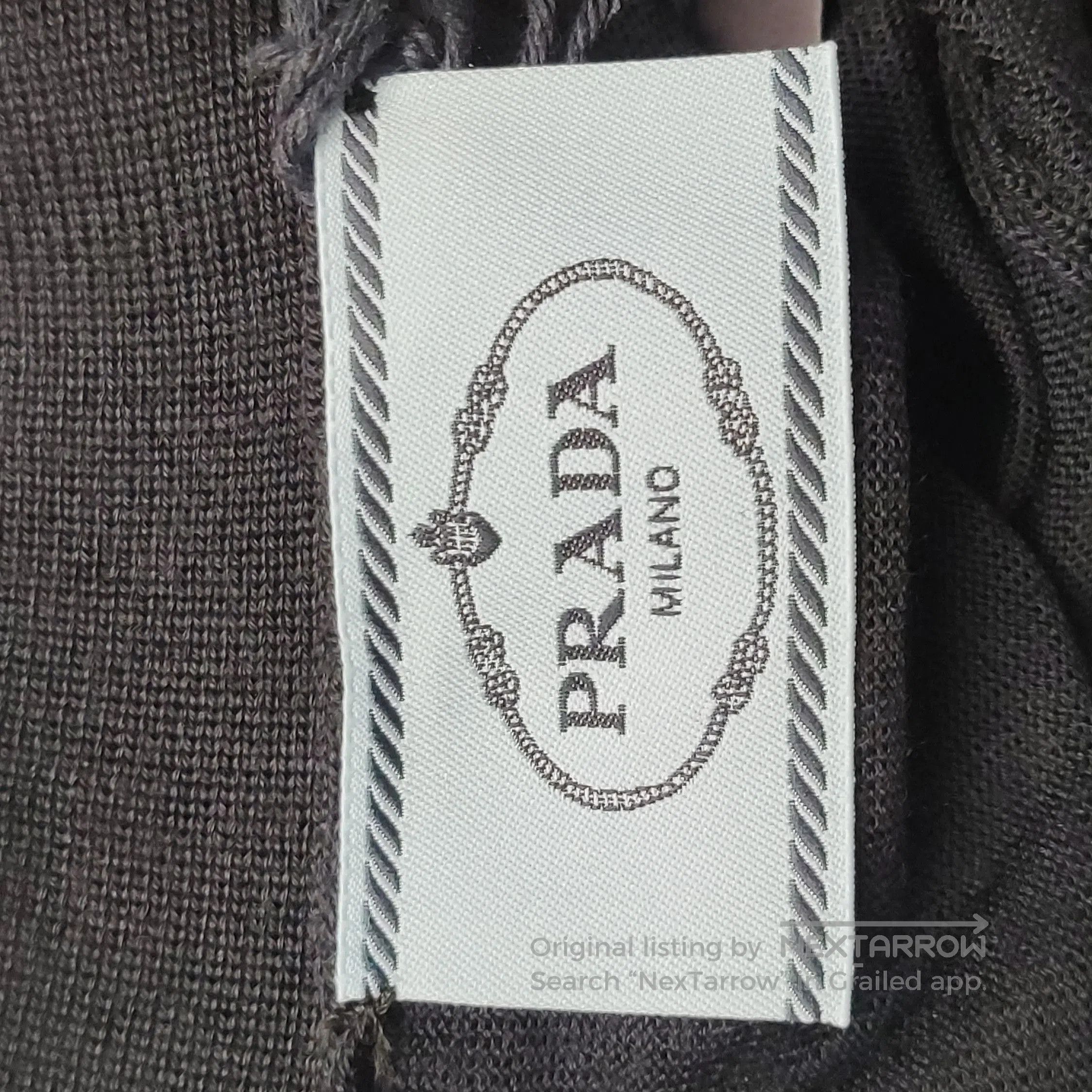 Prada Prada Black Wool V. Size S / US 4 / IT 40 - 4 Thumbnail