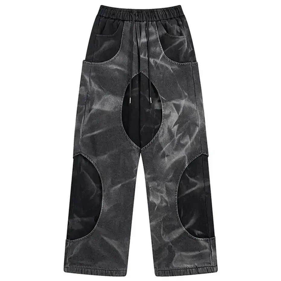 Japanese Brand Two Piece Black Baggy Jeans Size US 32 / EU 48 - 1 Thumbnail