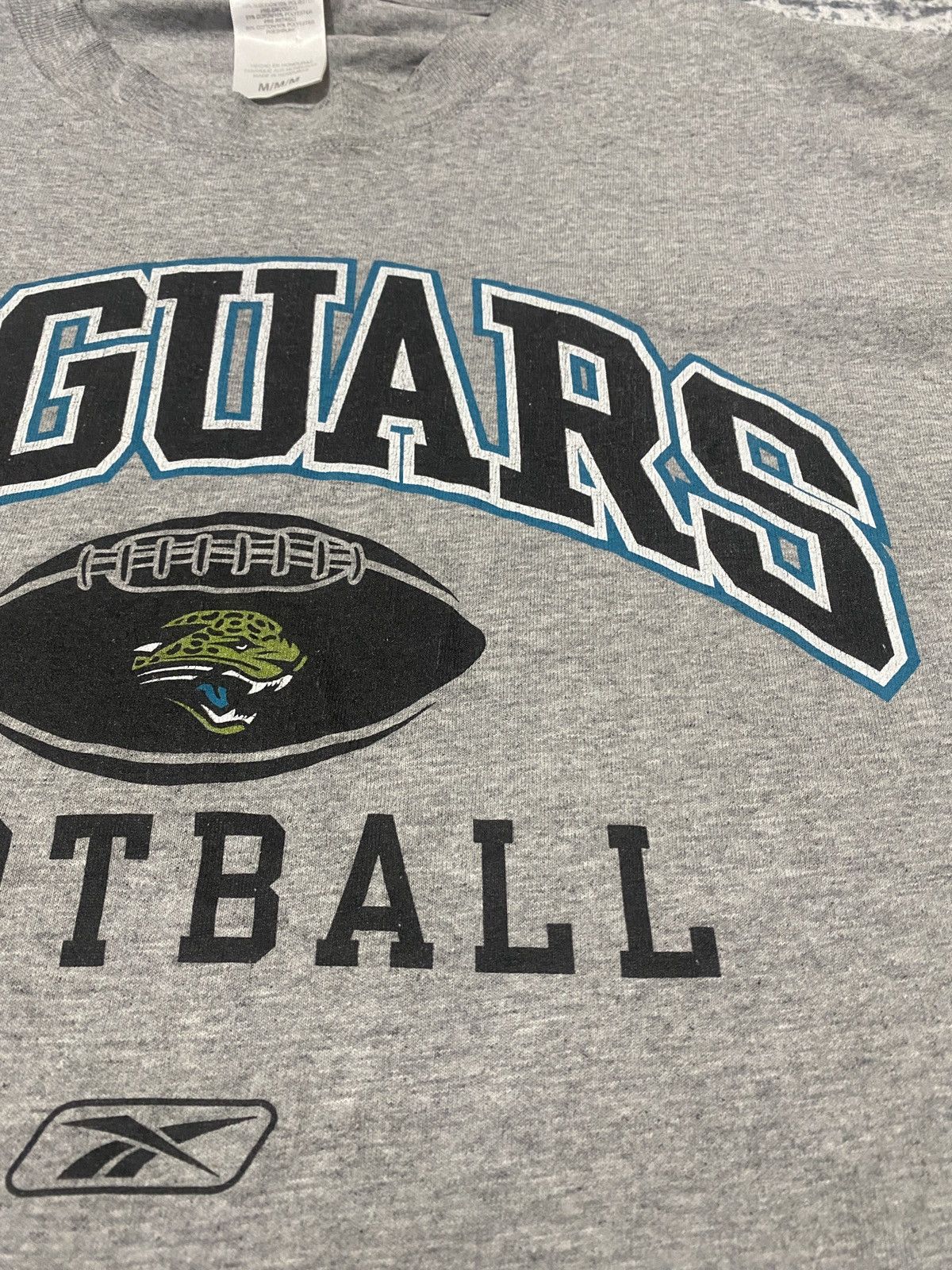 Reebok Vintage reebok jaguars football nfl tee Size US XL / EU 56 / 4 - 7 Thumbnail