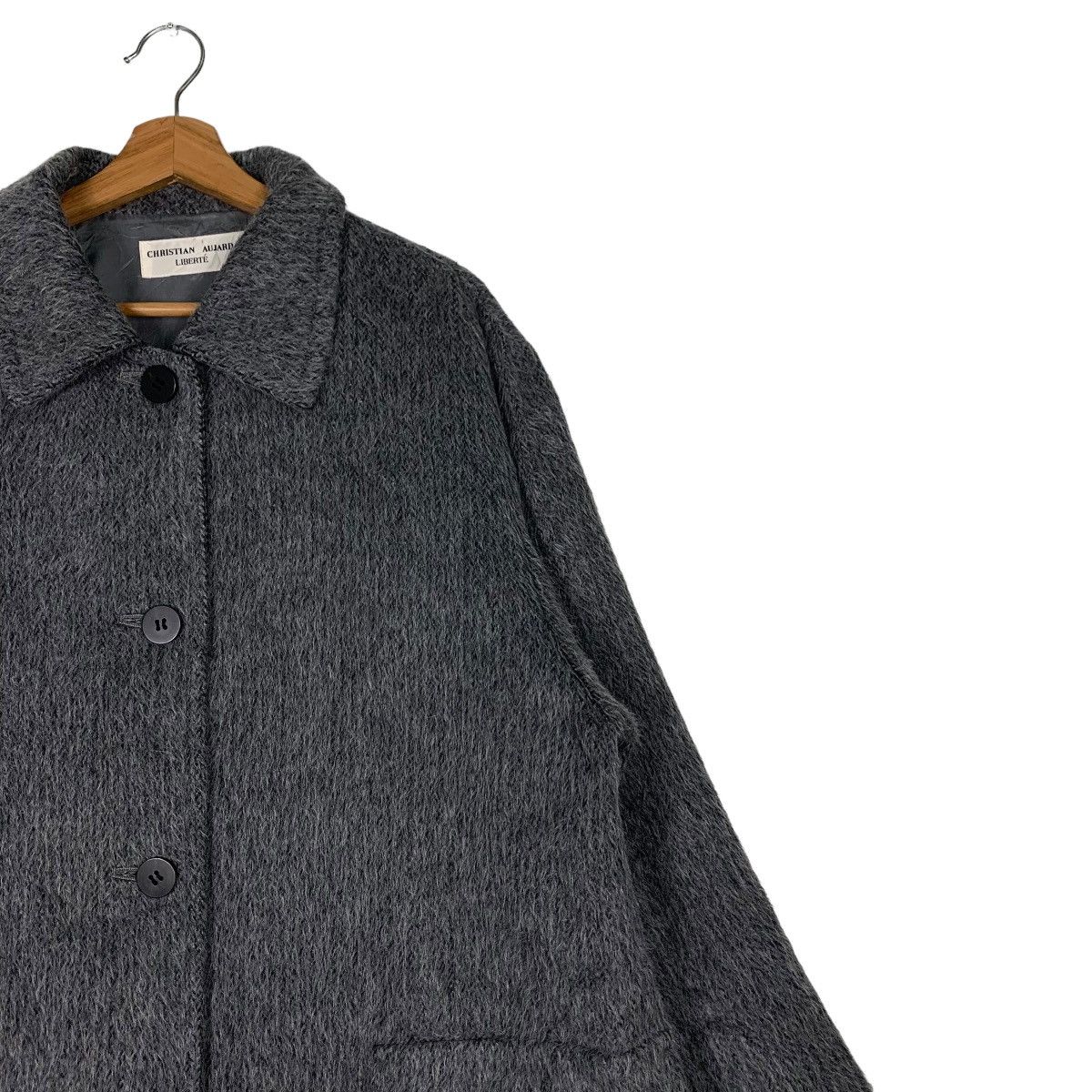 Japanese Brand CHRISTIAN AUJARD Liberte Mohair Long Coat #0083-C5 Size US L / EU 52-54 / 3 - 7 Thumbnail