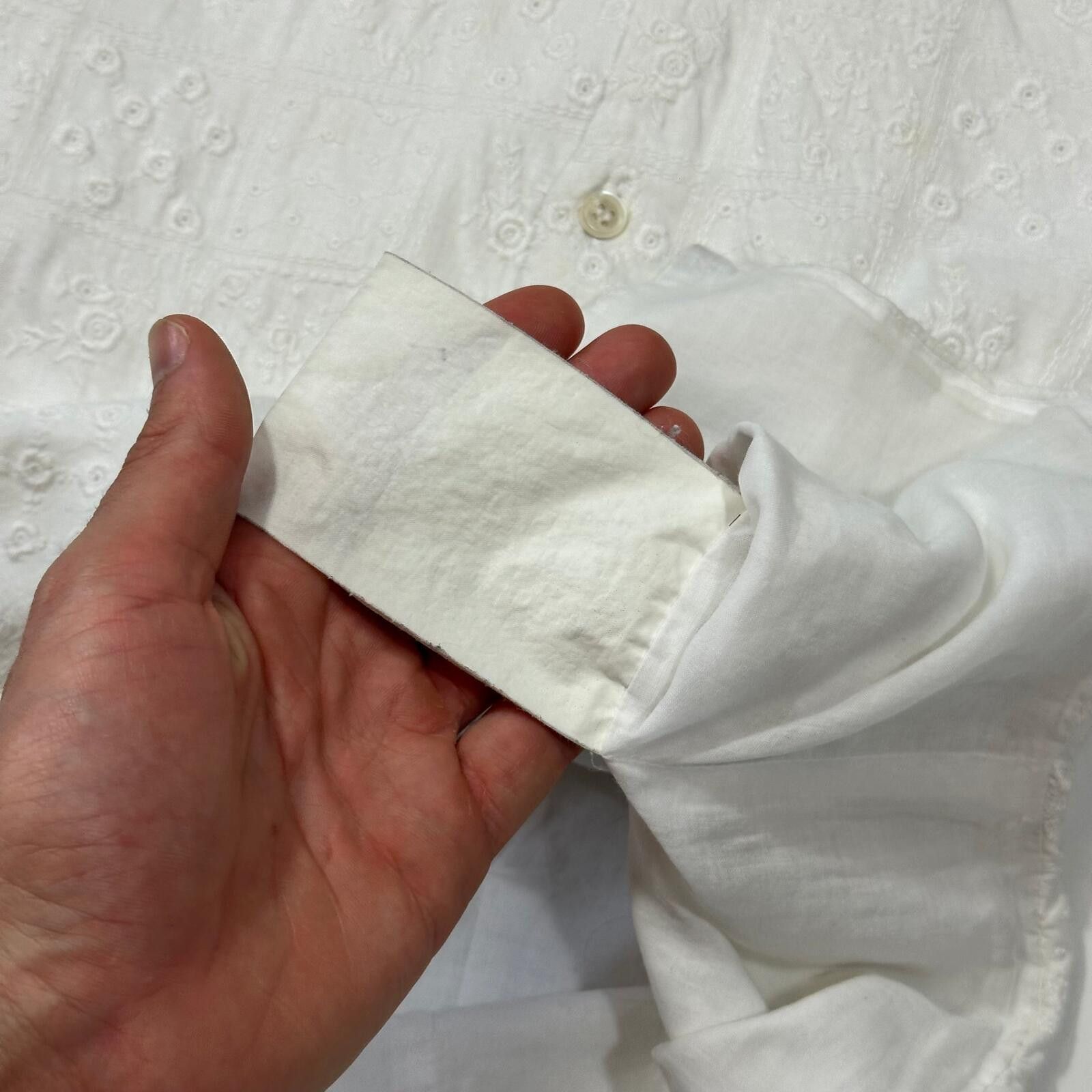 Comme des Garcons Comme Des Garçons Tricot Reversible Broderie Floral Shirt S Size S / US 4 / IT 40 - 8 Thumbnail