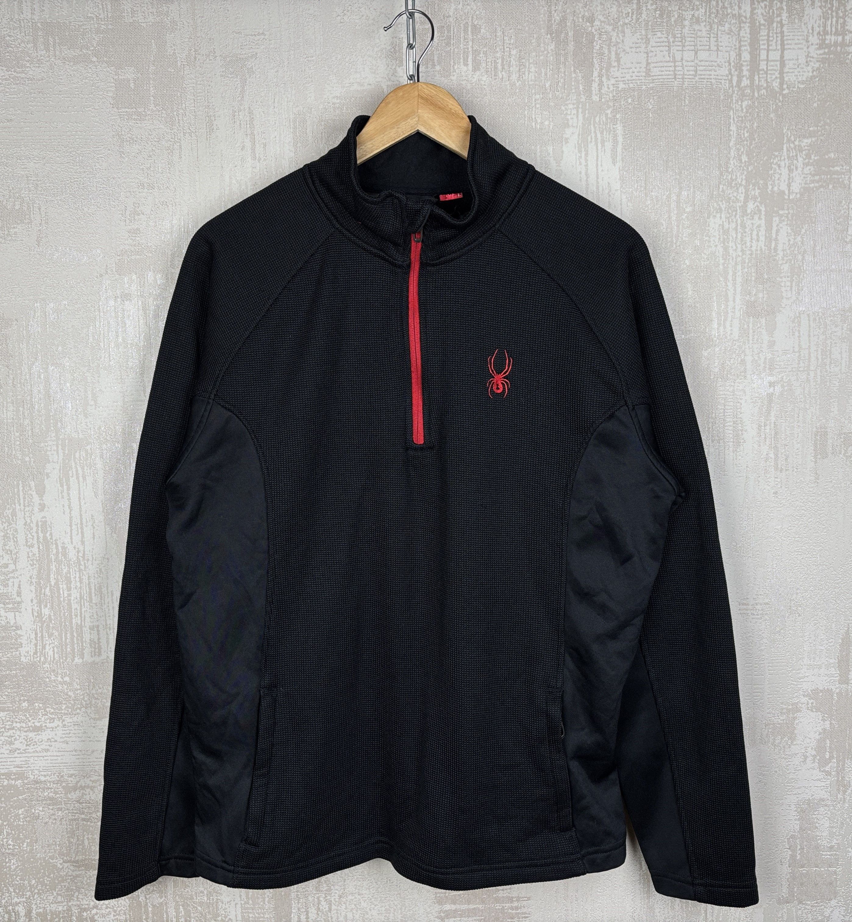 Spyder Spyder Half Zip Pullover Sweater Fleece Ski Layer Size US L / EU 52-54 / 3 - 1 Thumbnail