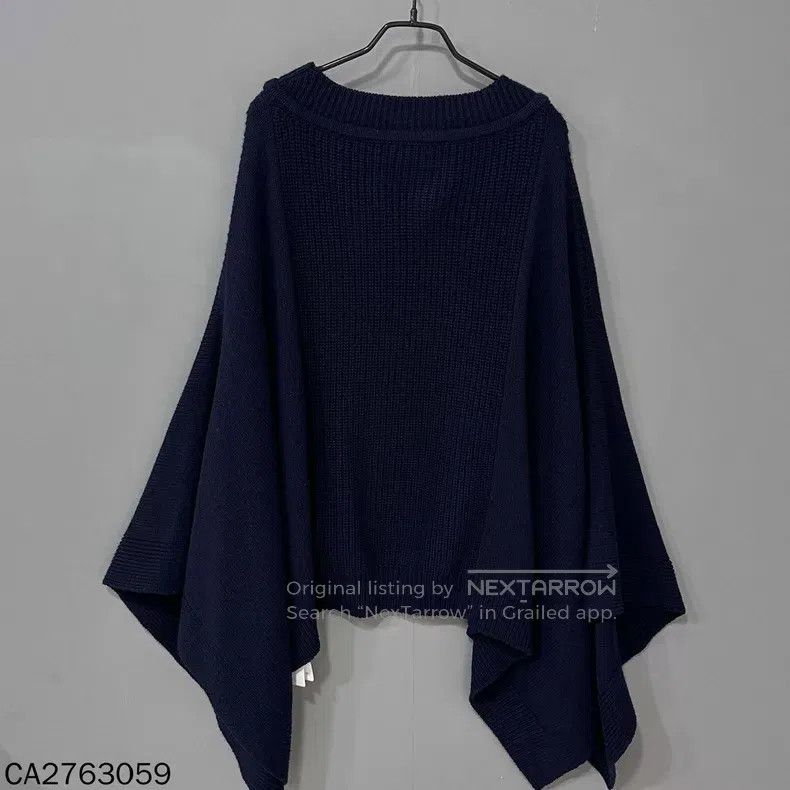 Hermes Hermes size TU Knitted cashmere cape Size L / US 10 / IT 46 - 1 Thumbnail