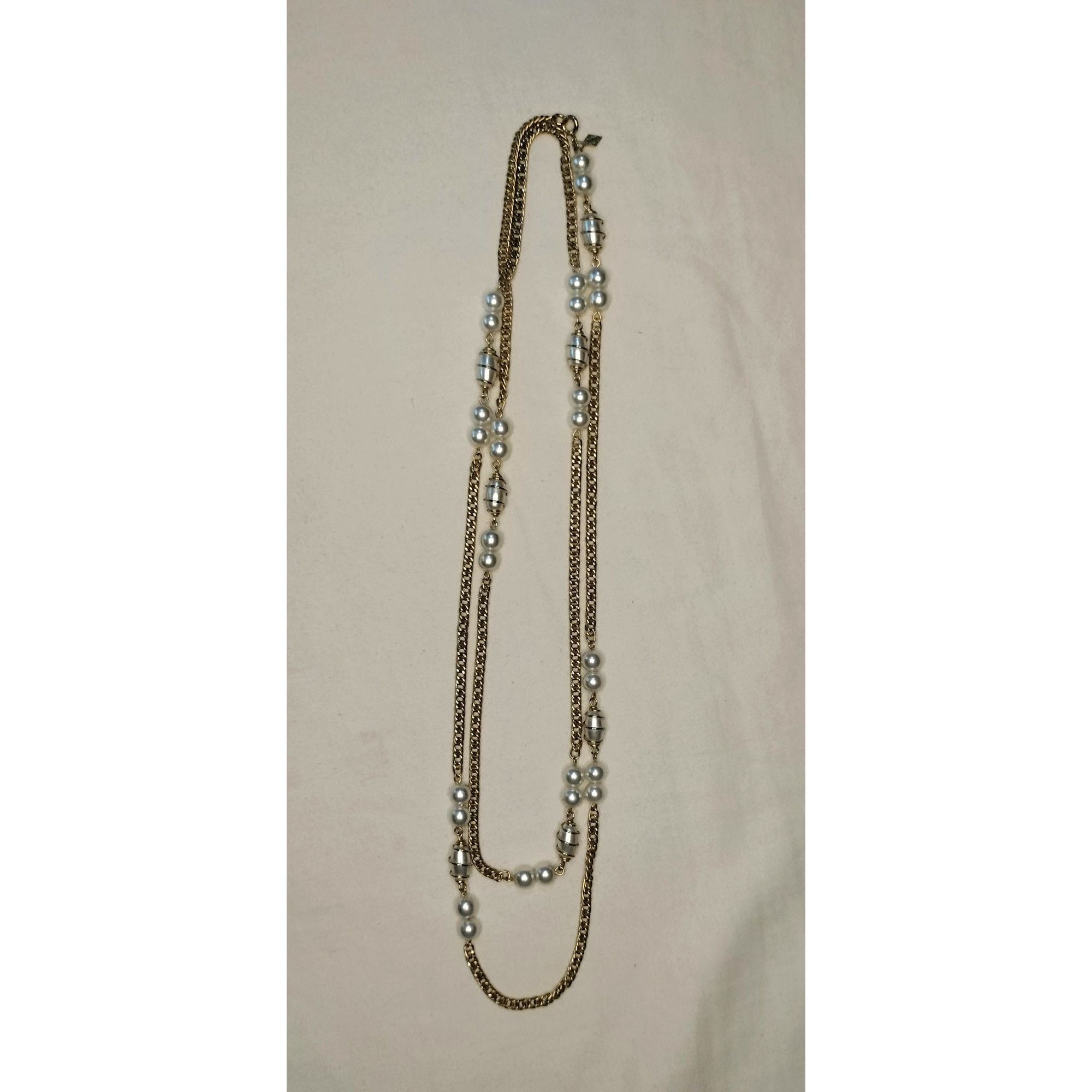 Vintage Sarah Coventry Vintage Gold Tone Chain Faux Pearl Pendant Lo Size ONE SIZE - 3 Thumbnail