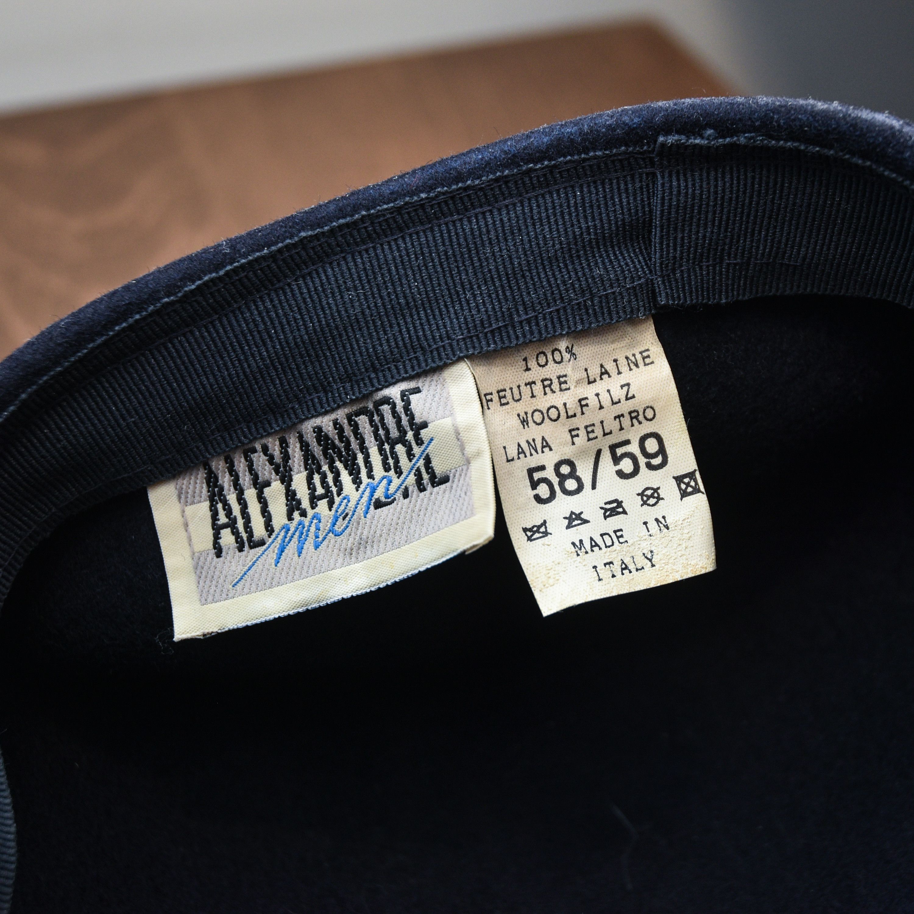 Alexander Olch Alexandre Made in Italy Wool Felt Flat Cap Driving Ivy Hat Size ONE SIZE - 9 Thumbnail