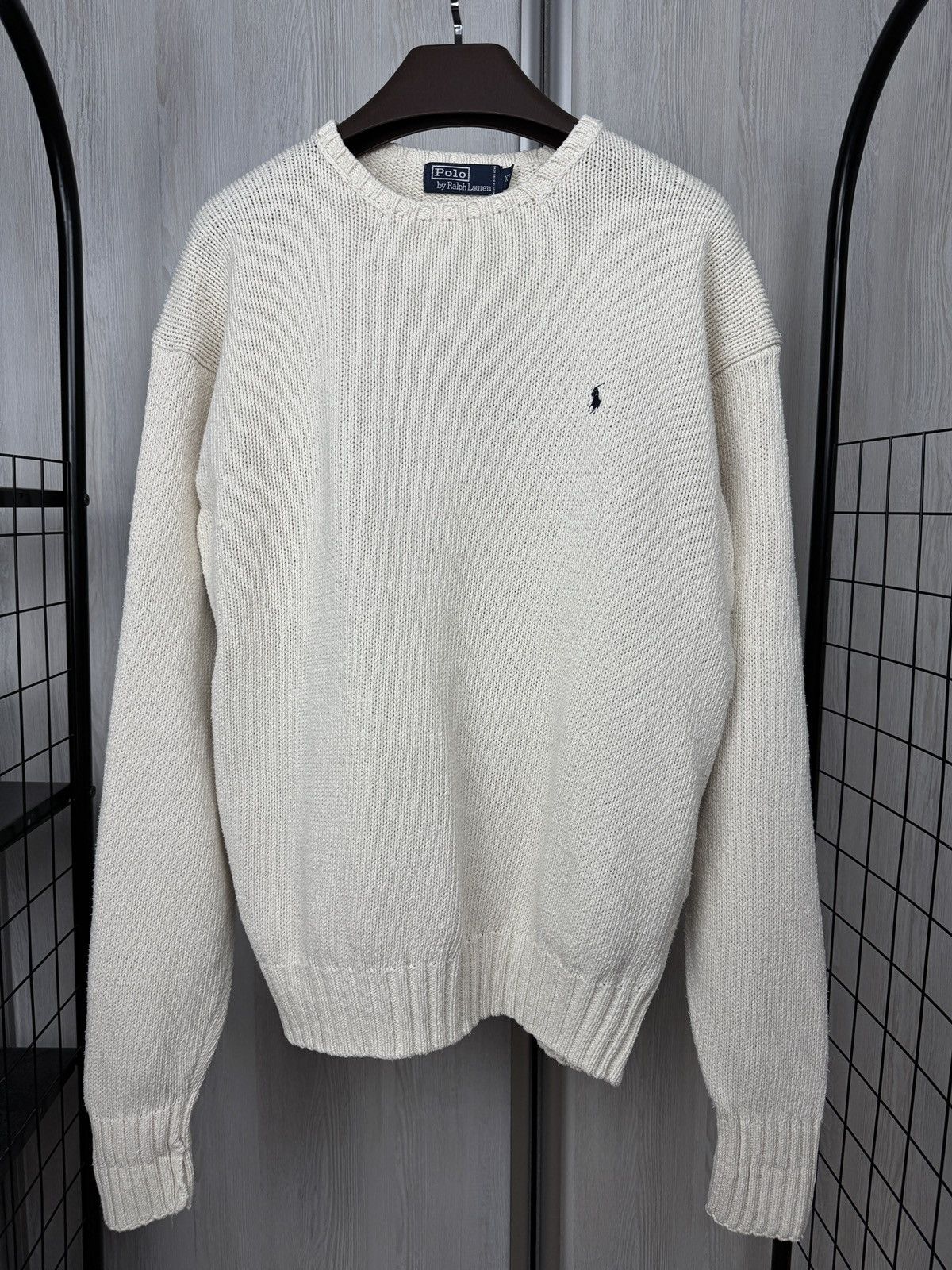 Polo Ralph Lauren Polo Ralph Lauren vintage beige knitted sweater Hong Kong Size US XXL / EU 58 / 5 - 2 Thumbnail