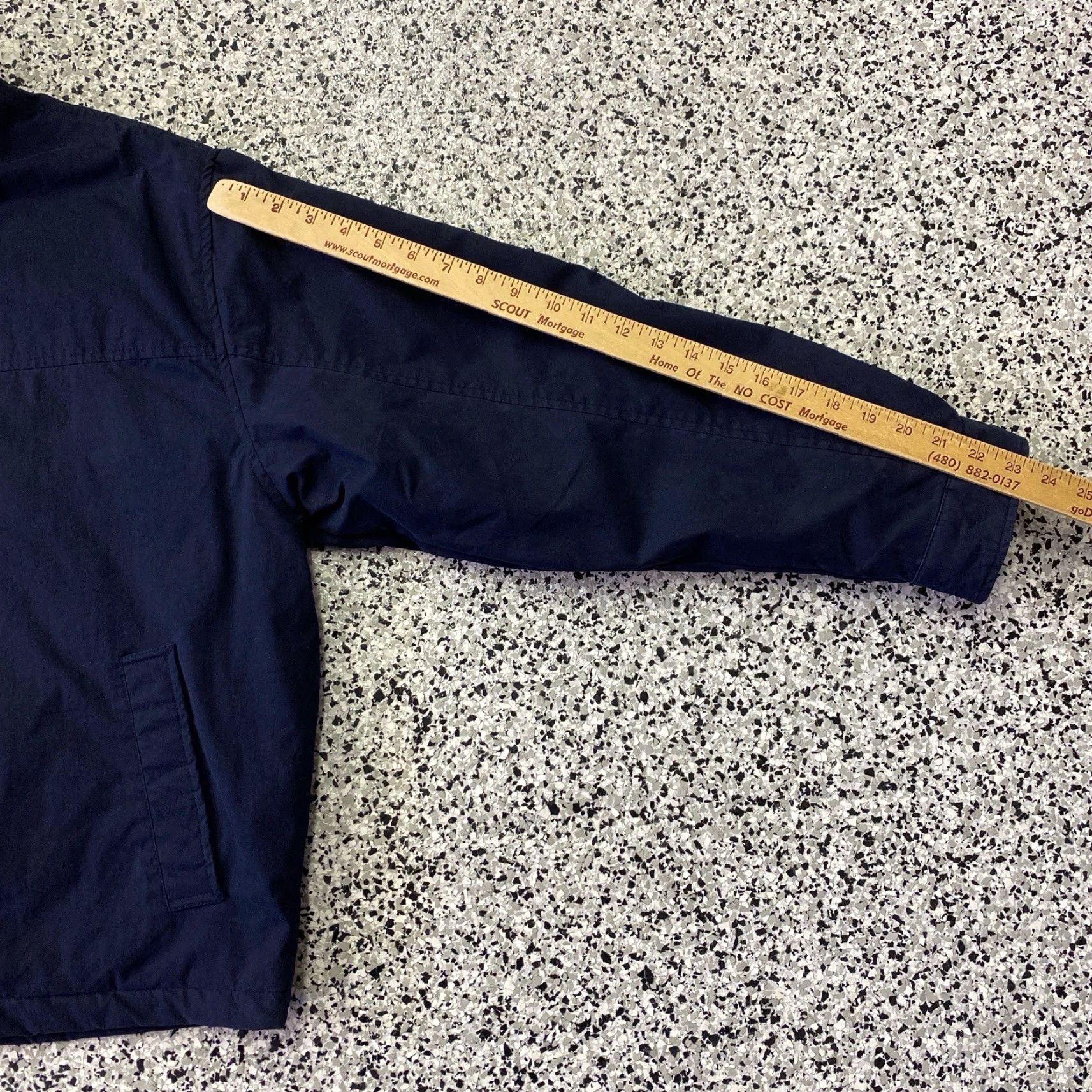 Eddie Bauer VINTAGE Eddie Bauer Zip Up Jacket Medium Blue Windbreaker/Flannel Lined Pockets 90s Outdoor USA Mens Size US M / EU 48-50 / 2 - 3 Thumbnail