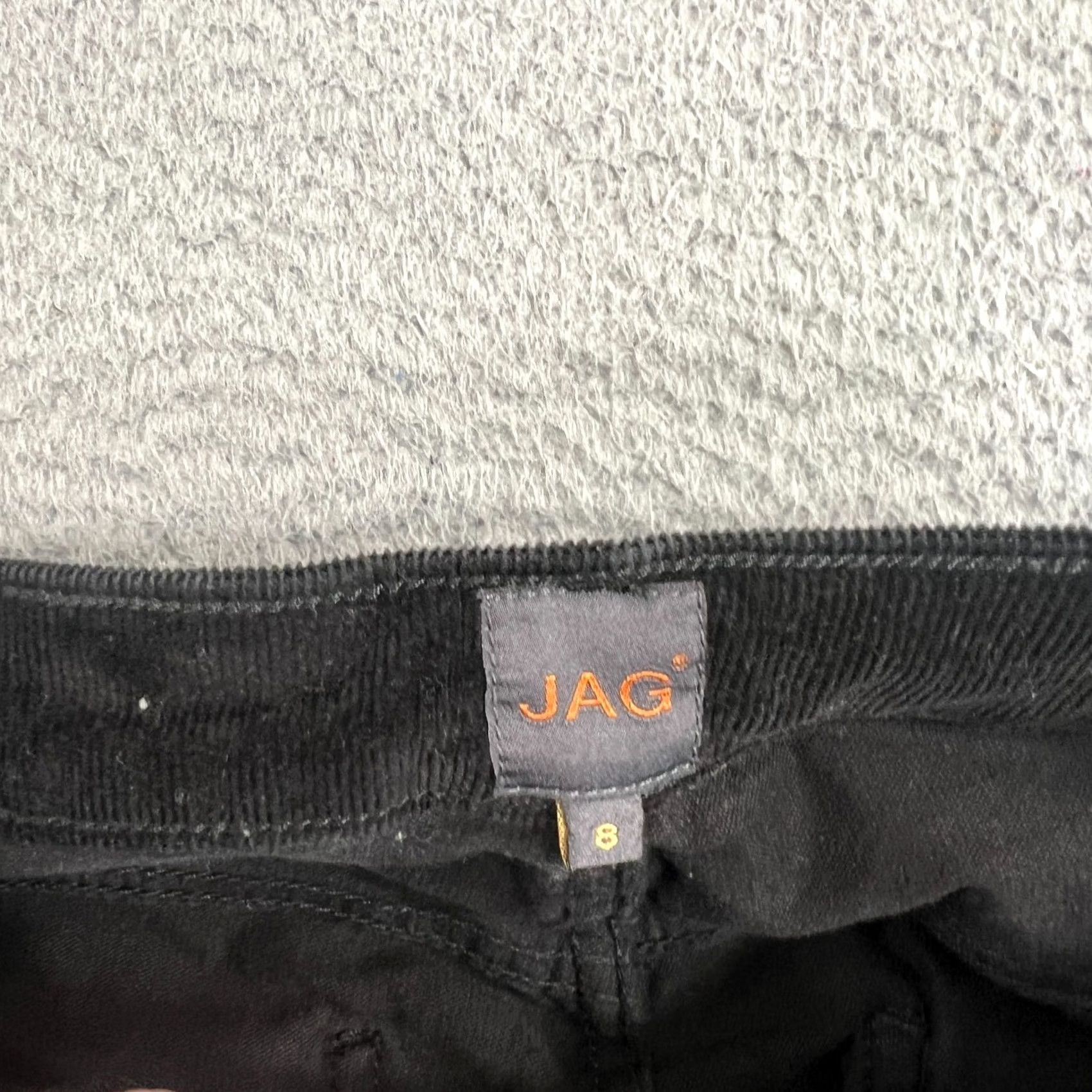 AG Jeans JAG Jeans Womens 8 Low Rise Bootcut Black Corduroy Pants Stretch Front Pockets Logo 30in Inseam Regular Rise Mid Vintage: No Womens Size 30" / US 8 / IT 44 - 6 Thumbnail