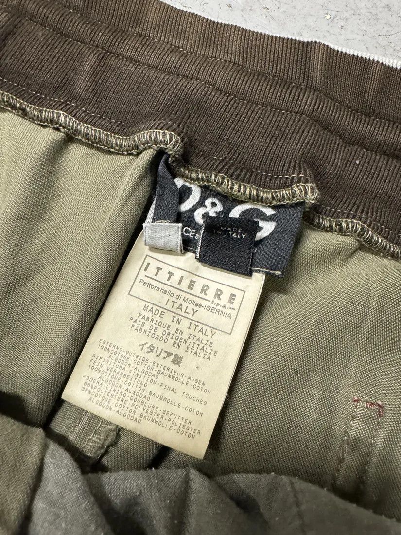 Designer × Dolce & Gabbana × Vintage SS2003 Dolce & Gabbana Green Cargo Utiliy Joggers Pants Size US 33 - 7 Thumbnail