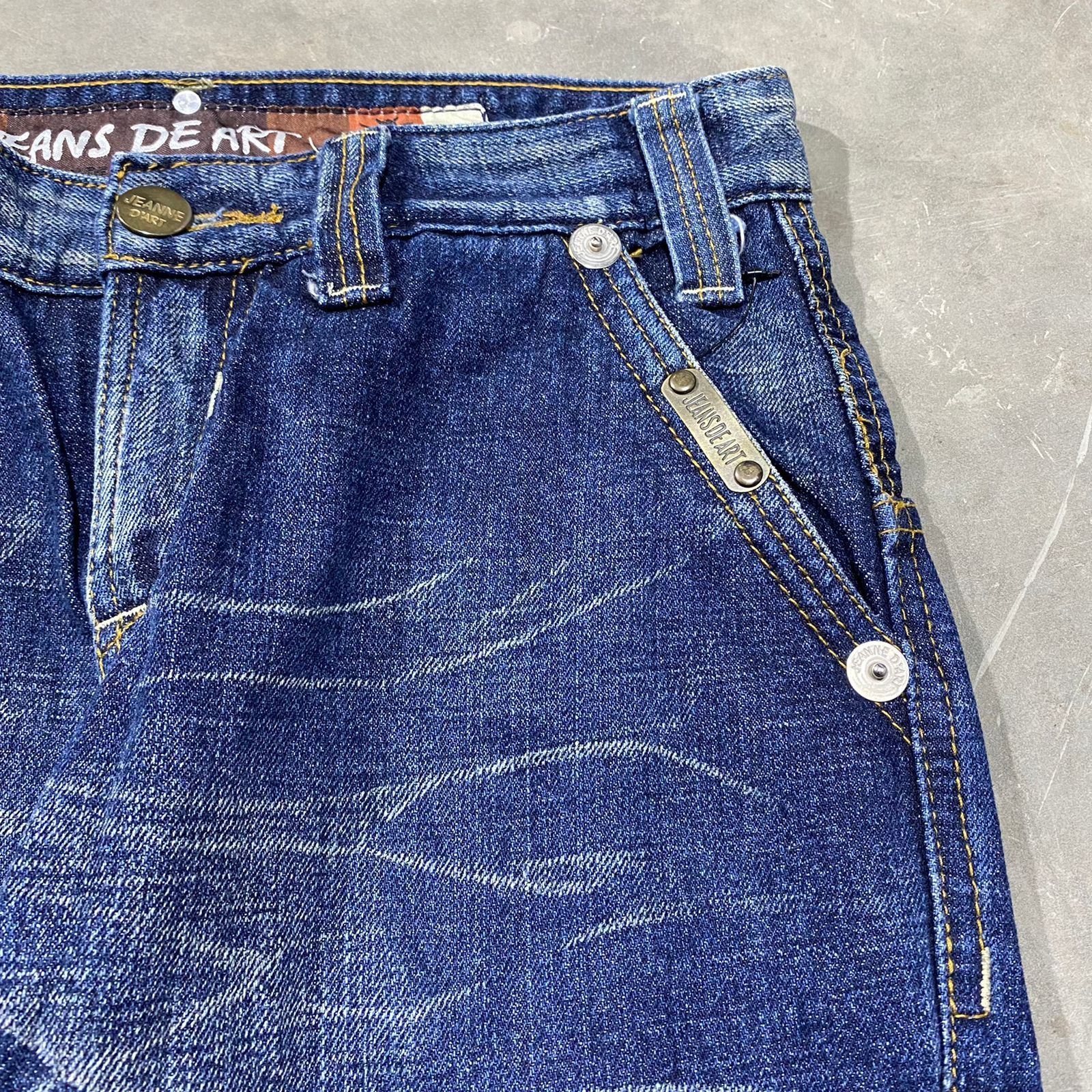 If Six Was Nine × Japanese Brand × Le Grande Bleu (L.G.B.) Jeanne D'art Multipocket Denim Pants Size US 28 / EU 44 - 4 Thumbnail
