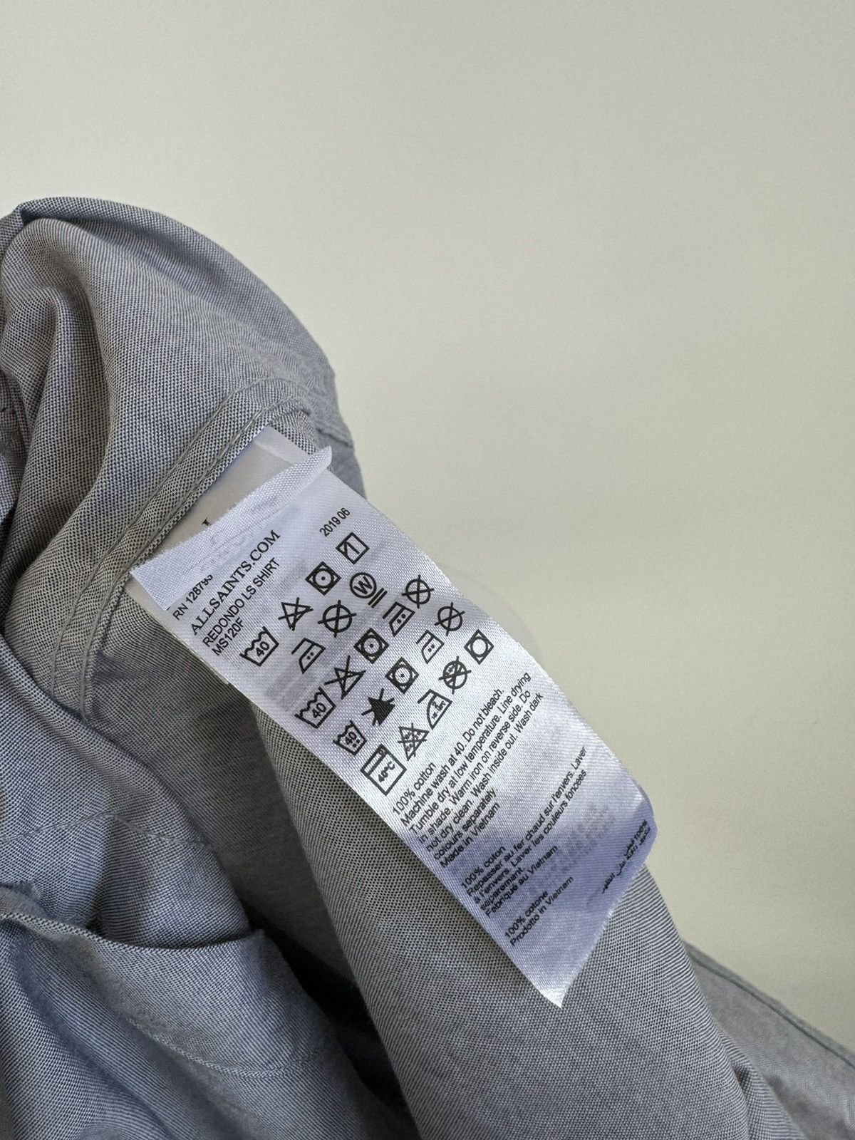 Allsaints All Saints Redondo LS Shirt Size US L / EU 52-54 / 3 - 4 Thumbnail