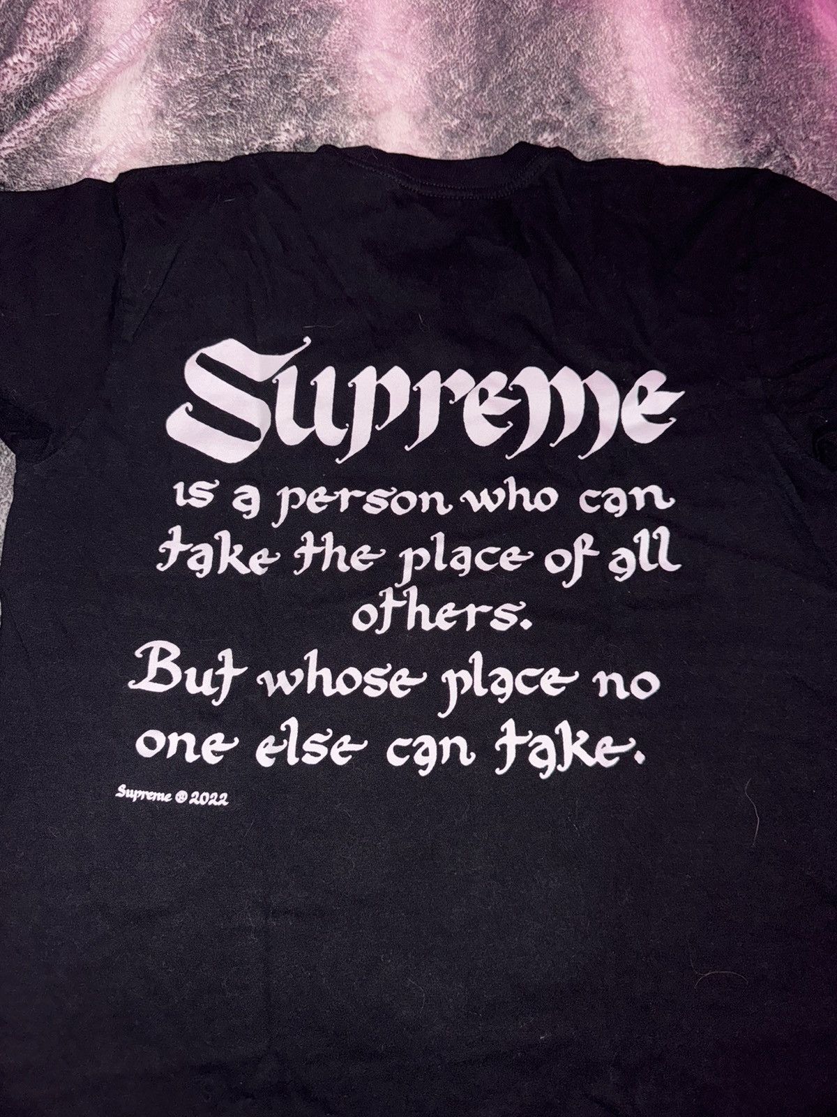 Supreme Supreme Buddha Tee Black M Size US M / EU 48-50 / 2 - 3 Thumbnail
