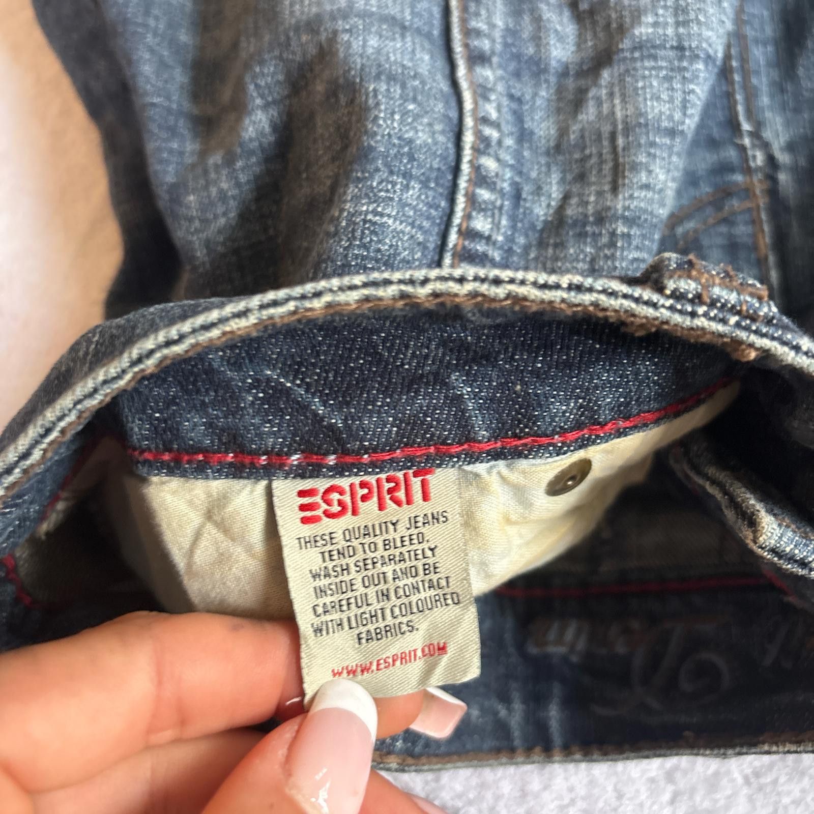 Esprit vintage y2k Esprit denim midi skirt Size 30" / US 8 / IT 44 - 7 Thumbnail