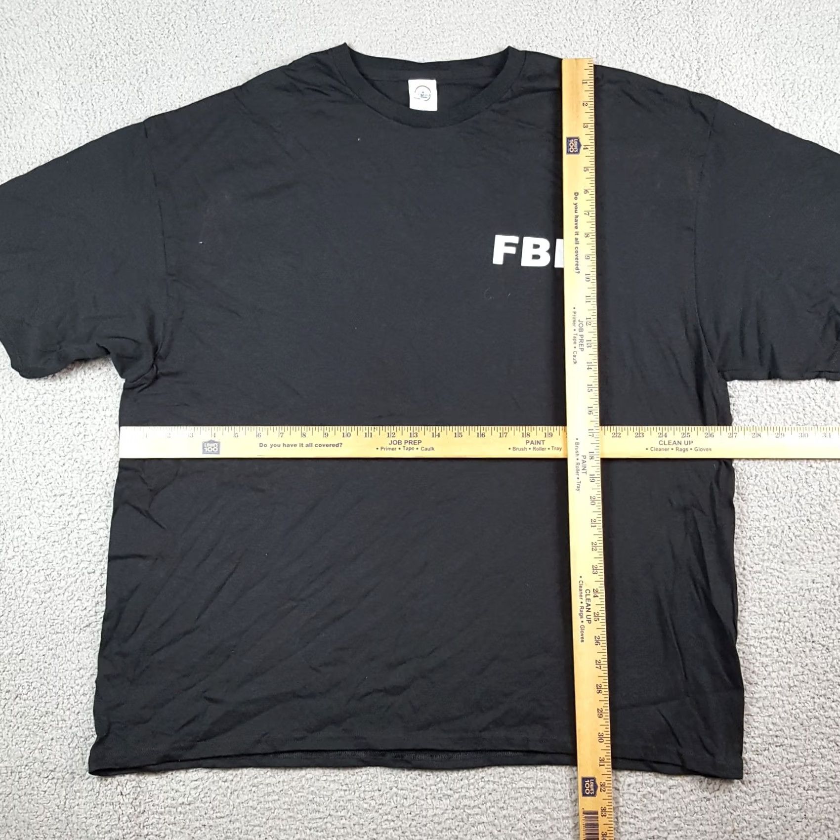 Delta FBI Retro Funny Men's 3XL Black Short Sleeve Police Costume T Shirt Size US XXL / EU 58 / 5 - 7 Thumbnail
