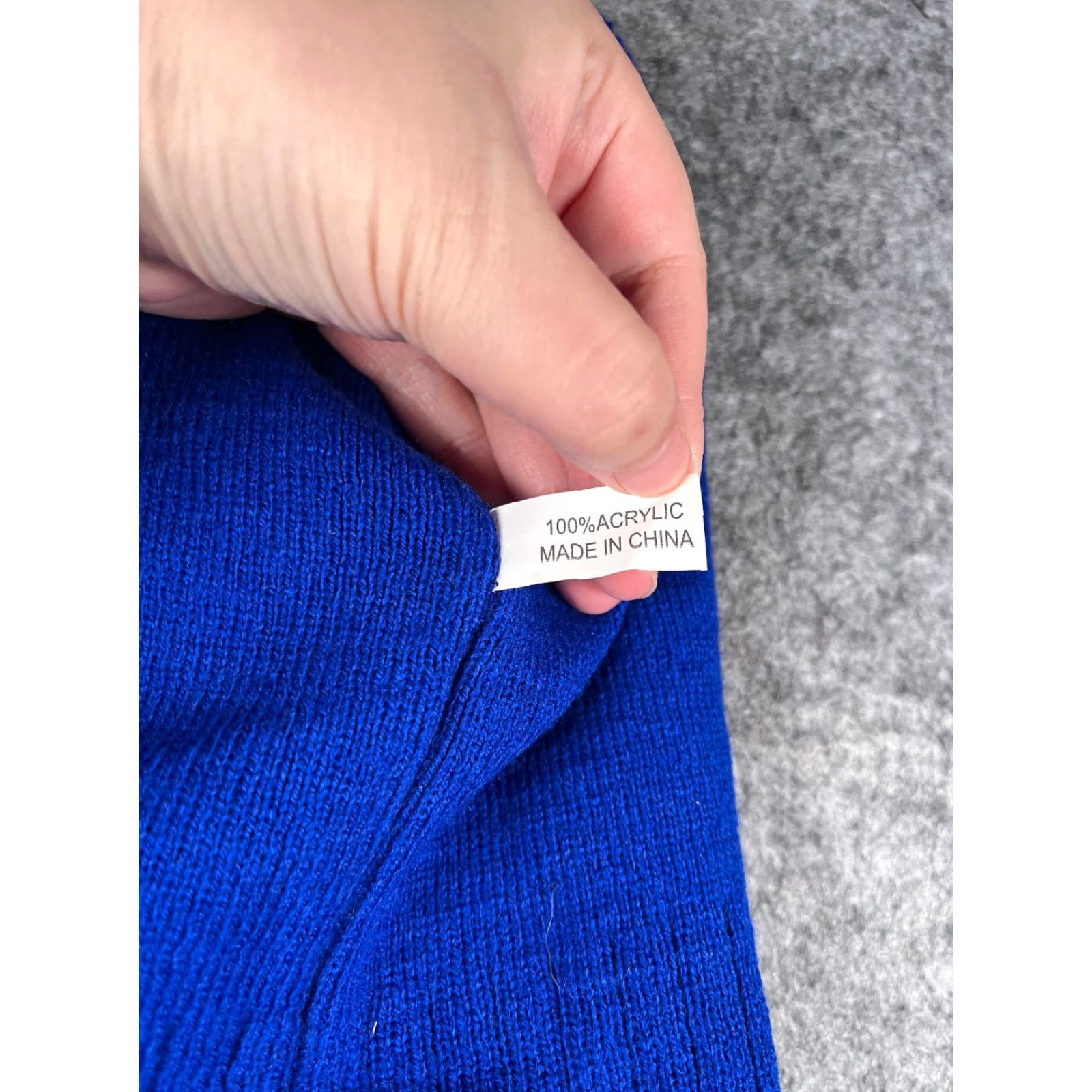 Vintage Texas Knit Beanie Toque Unisex One Size Blue Lightweight Ski Casual Size ONE SIZE - 7 Thumbnail