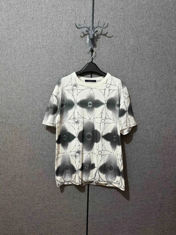 Louis Vuitton Color Block Logo Cotton T-Shirt 0089