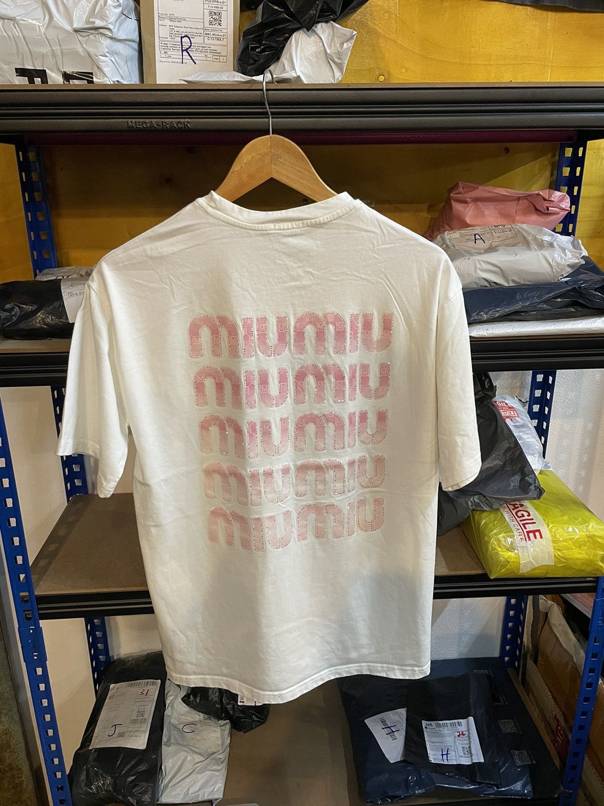 Designer Miu Miu Tshirt Size M / US 6-8 / IT 42-44 - 6 Thumbnail