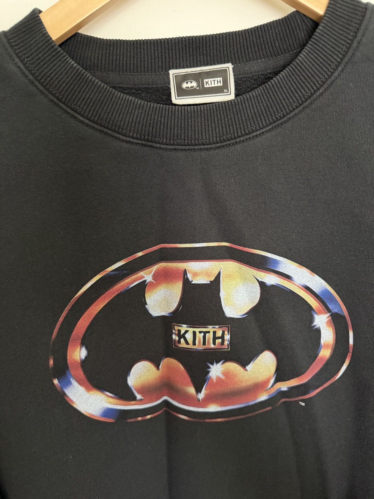 DC Comics Kith x Batman 1989 Logo Vintage Nelson Crewneck Size US XL / EU 56 / 4 - 2 Thumbnail