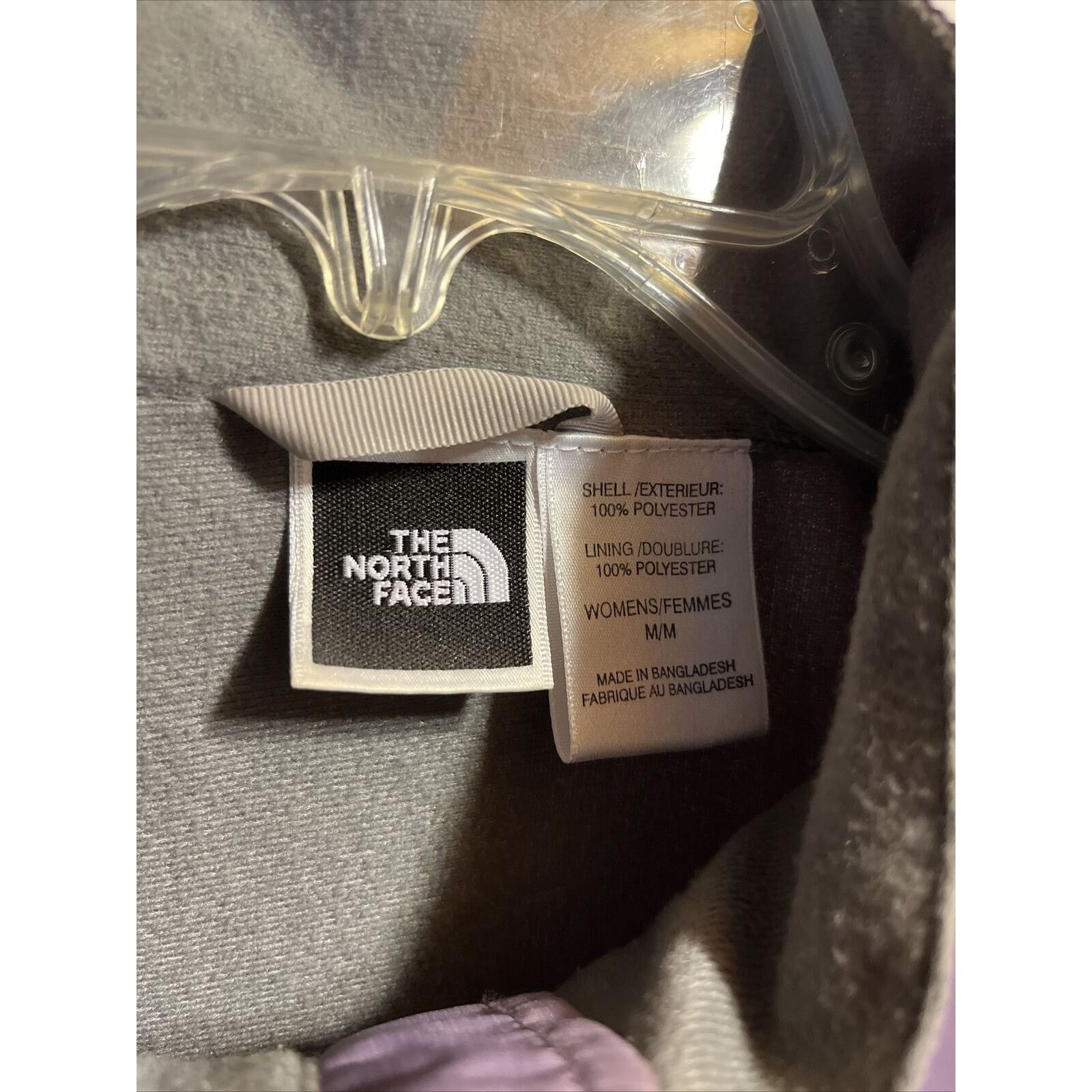 The North Face The North Face Womens M Purple Polyester Windbreaker Jacket Size M / US 6-8 / IT 42-44 - 3 Thumbnail