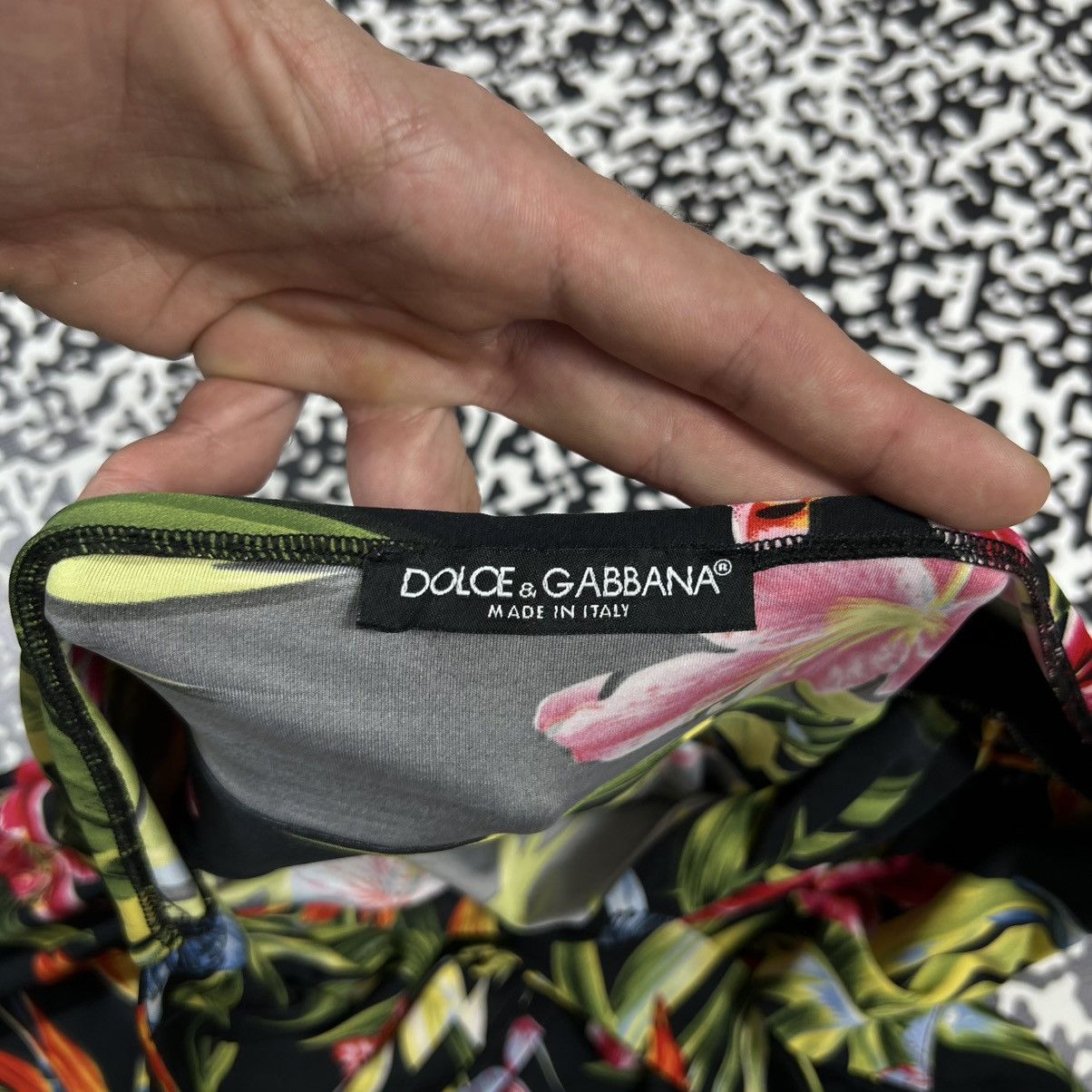 Dolce & Gabbana Vintage 00s Dolce Gabbana Summer Floral Y2K Style Midi Dress Size S / US 4 / IT 40 - 14 Thumbnail
