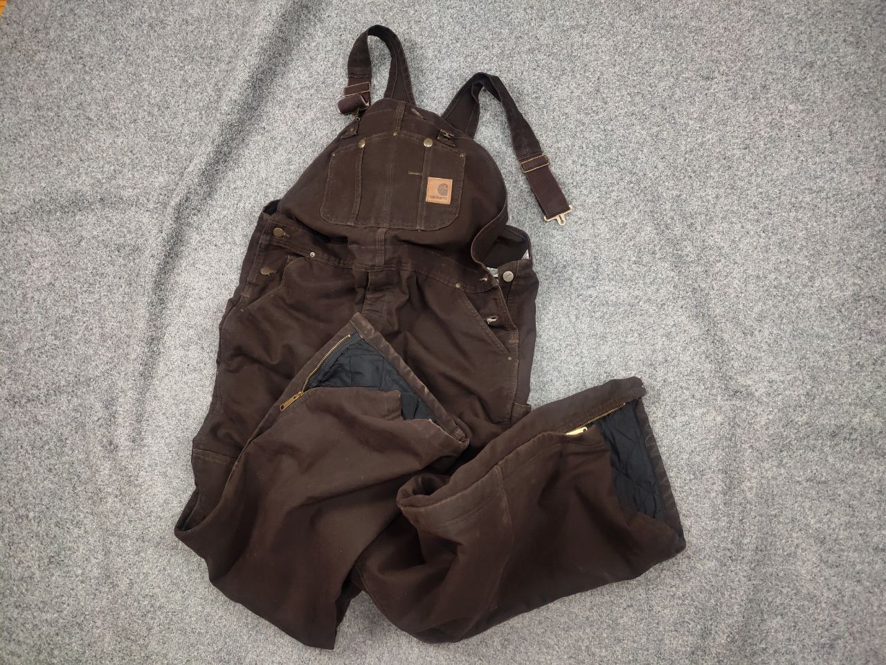 Carhartt Vintage Carhartt Baggy double knee Work canvas overalls USA Size US 36 / EU 52 - 1 Thumbnail