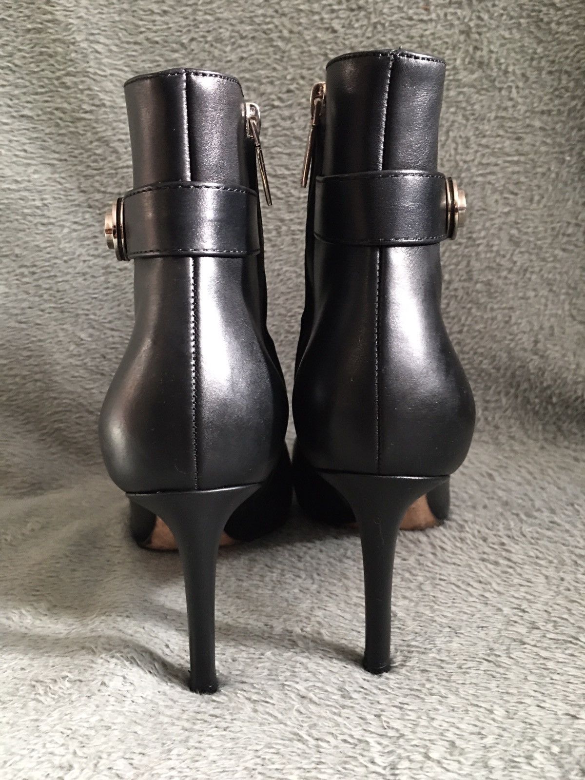 Dior DIOR Black Leather Zip Ankle Boots EU 38 Size US 8 / IT 38 - 6 Thumbnail