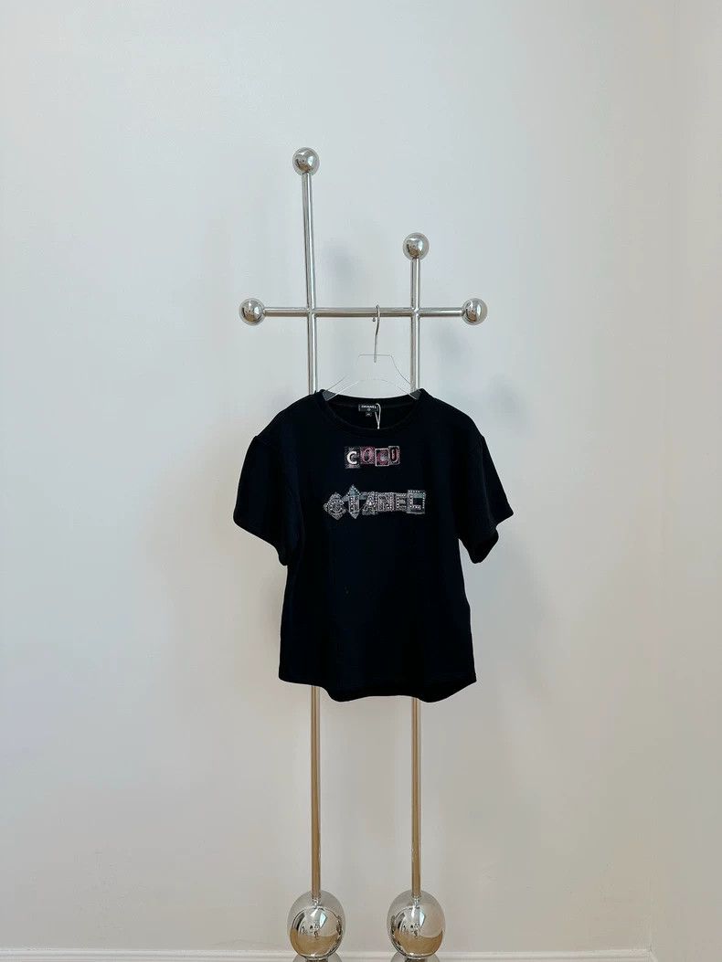 Chanel Chanel 21B Crystal Letter Short Sleeve Size XXS / US 00 / IT 34 - 1 Thumbnail