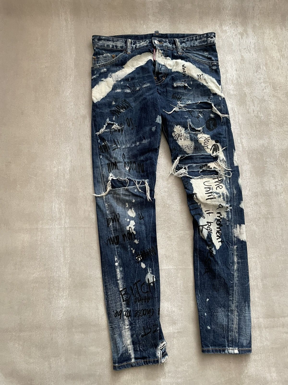 Dsquared2 DSQUARED2 Sexy Twist Used Effect Jeans | Grailed