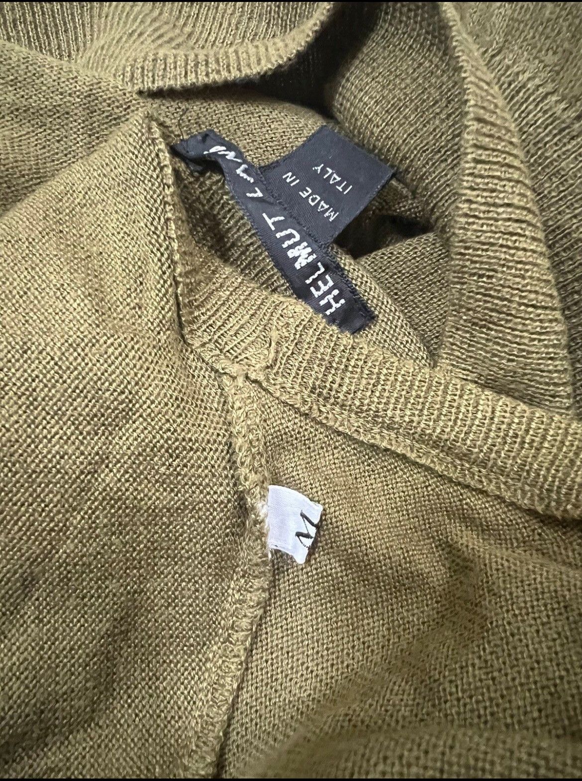 Helmut Lang OG 90s Helmut Lang Knit Tank Top Military Sweater Size US M / EU 48-50 / 2 - 7 Thumbnail