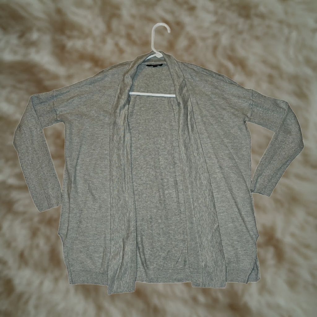 Banana Republic Banana Republic Open Front Cardigan Womens Medium Long Sleeve Gray Preppy Size M / US 6-8 / IT 42-44 - 1 Thumbnail