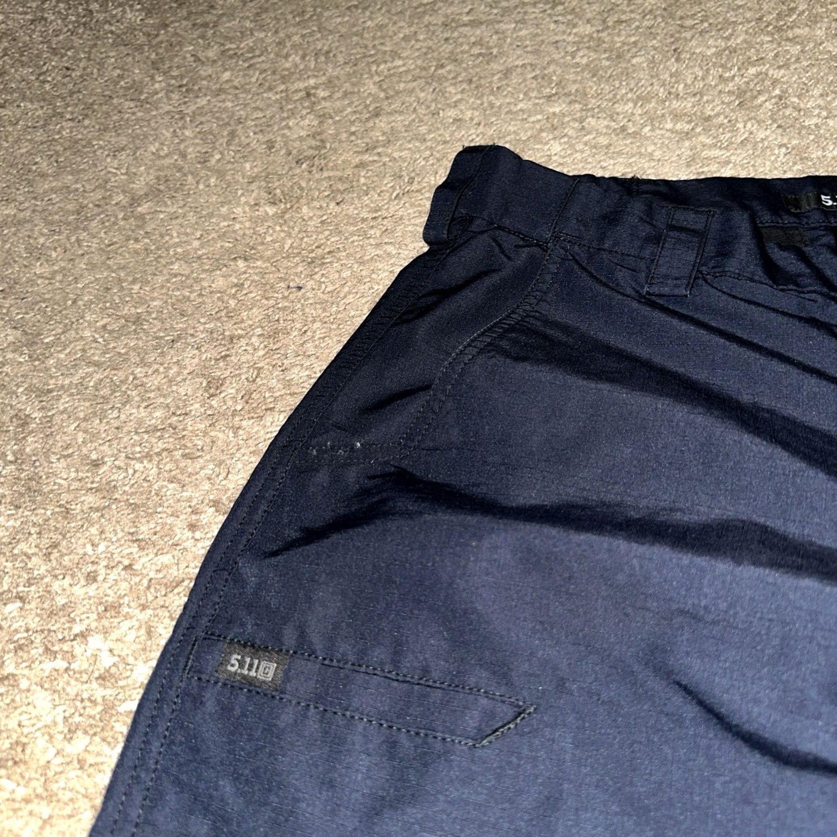 Vintage 5.11 Tactical Taclite Pro Pants 32x32 Navy Blue Cargo Pocket Cotton Canvas Regular Mens Size US 32 / EU 48 - 3 Thumbnail
