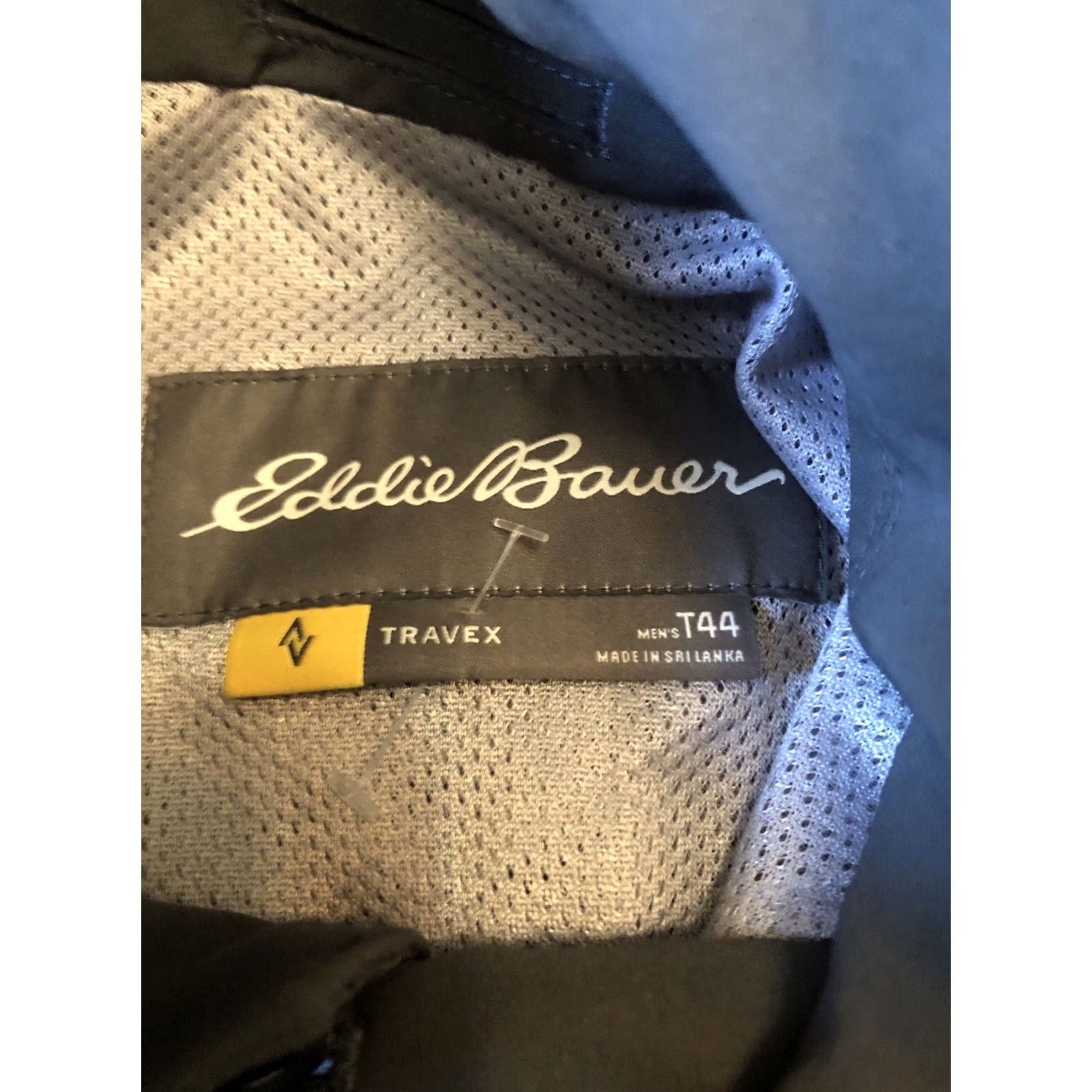 Eddie Bauer Eddie Bauer Blazer Mens T44 Big & Tall Green Solid Single-Breasted 3-Button Notch Lapel Jacket Casual Travel Sports Regular Chest 44 Size 44R - 7 Thumbnail