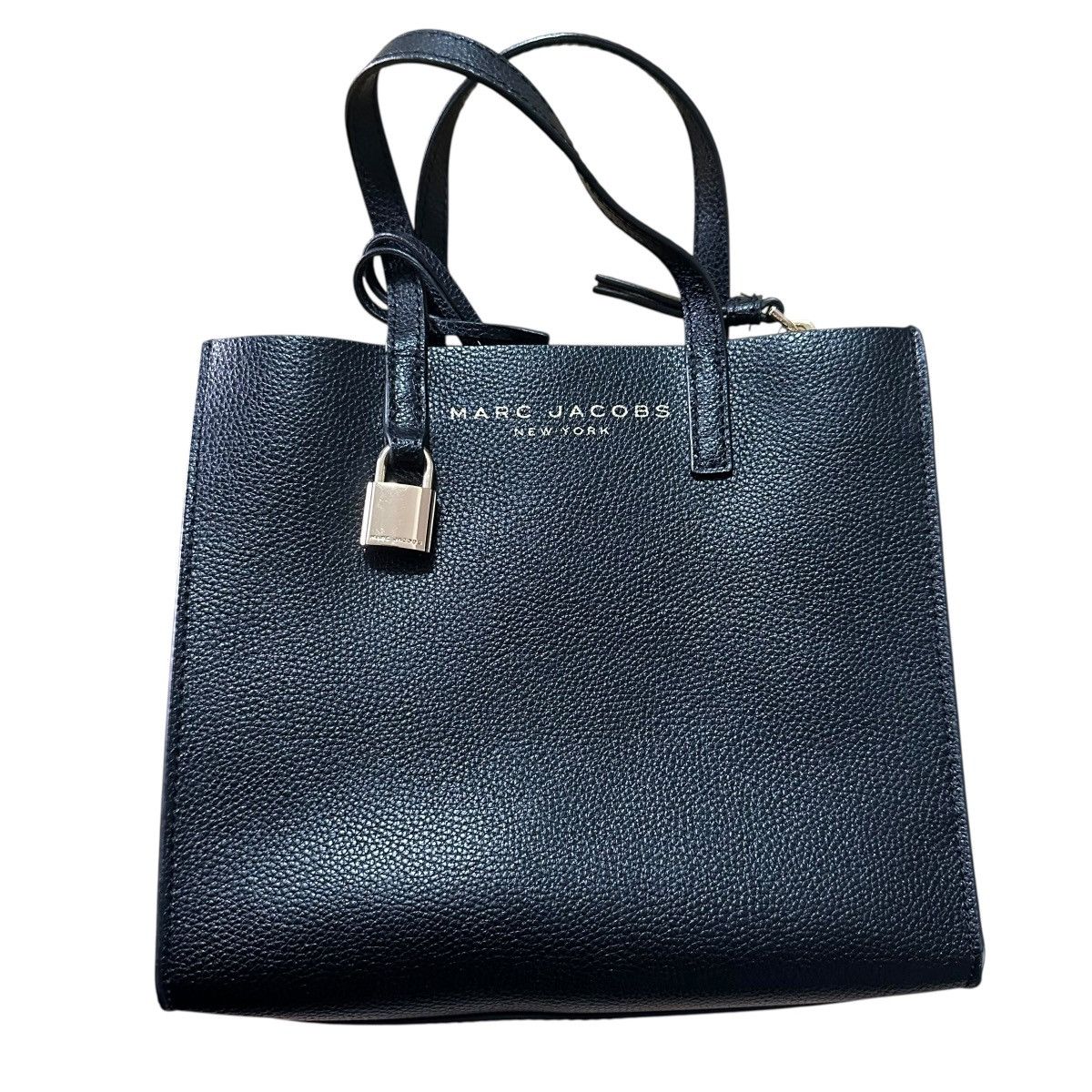 Marc Jacobs Marc Jacobs Mini Grind Leather Tote - Black/Gold Hardware Size ONE SIZE - 1 Thumbnail