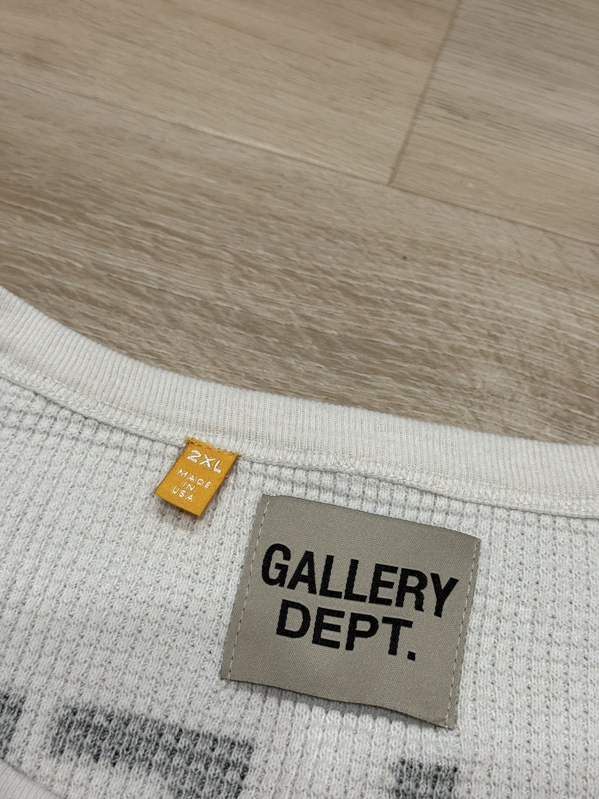 Gallery Dept. Gallery Dept Long Sleeve Thermal Shirt Size US XXL / EU 58 / 5 - 6 Thumbnail
