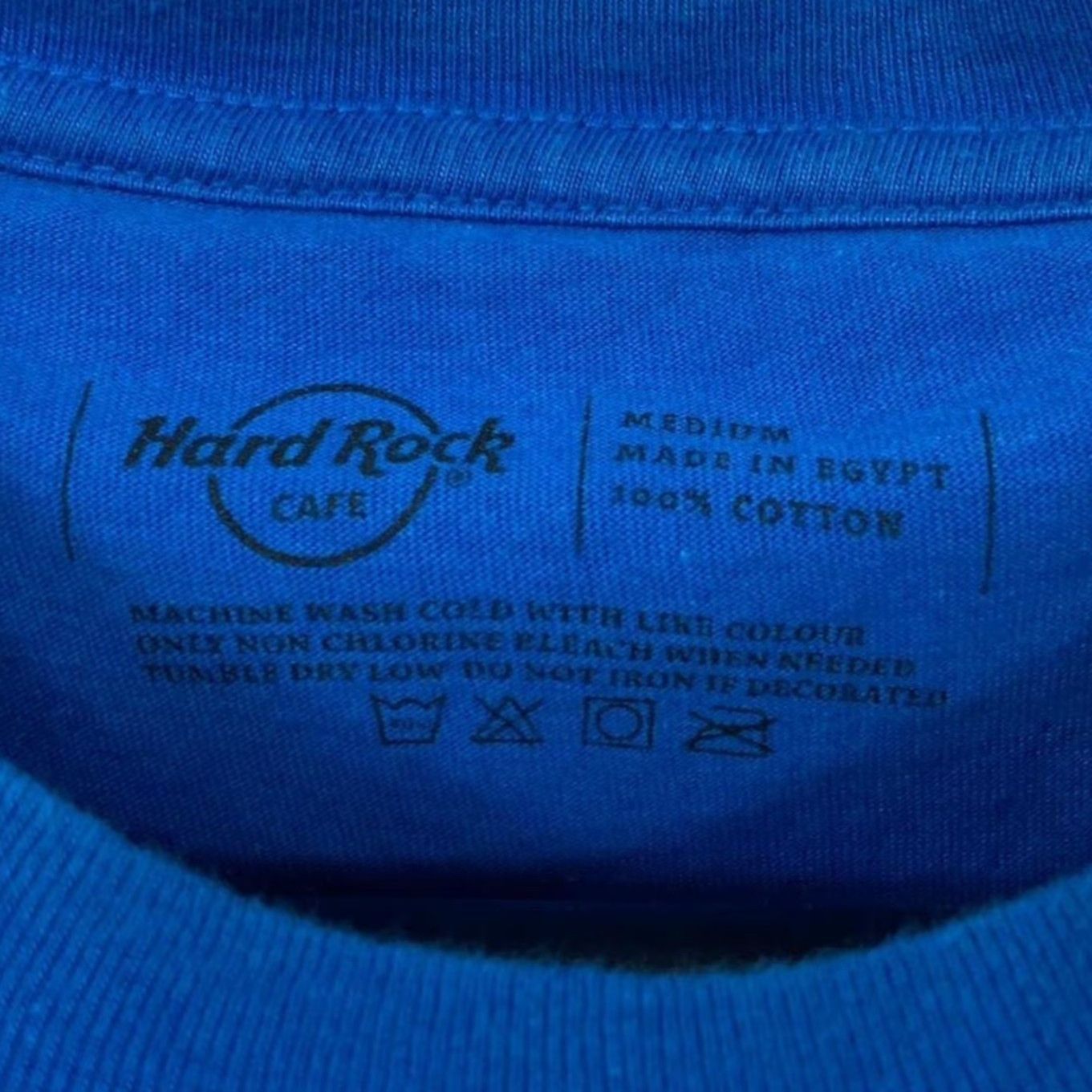 Hard Rock Cafe Hard Rock Cafe Montenegro Souvenir Graphic Blue T-Shirt Medium Mens Short Sleeve Round Neck Logo Coffee? Size US M / EU 48-50 / 2 - 3 Thumbnail