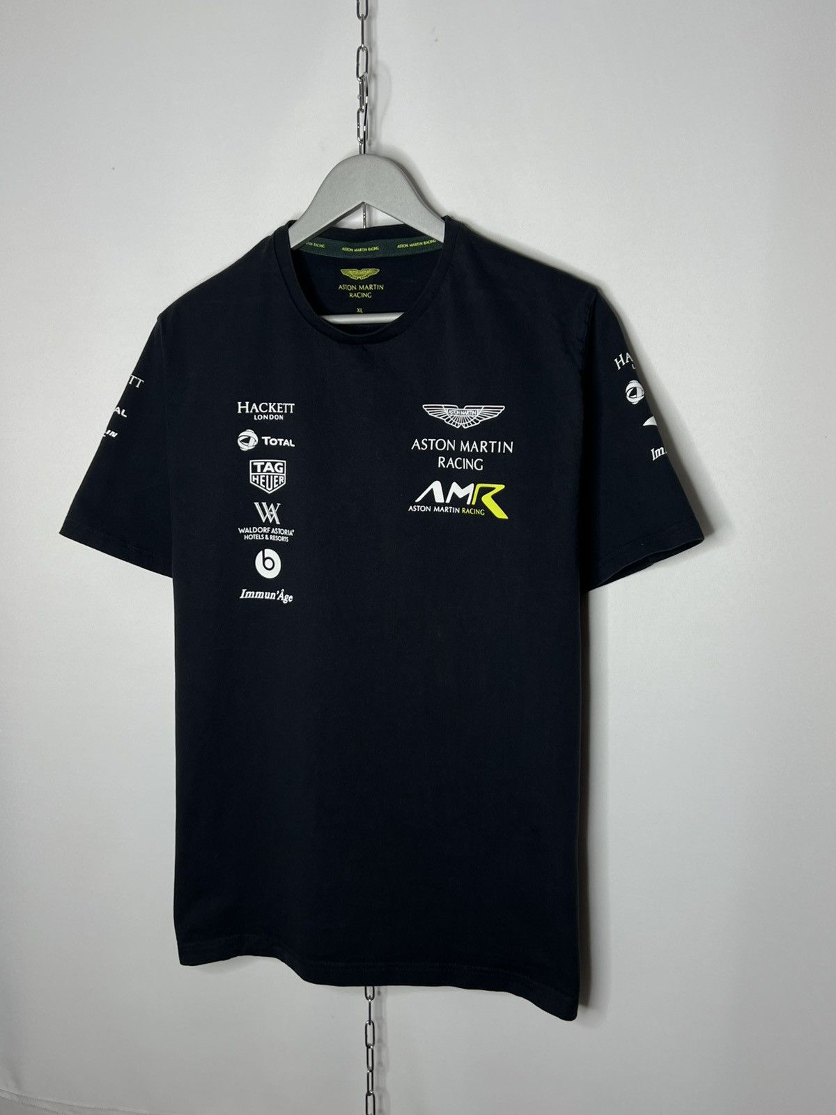 Hackett Hackett Aston Martin Racing Big Logo T-Shirt Tee F1 Size US XL / EU 56 / 4 - 3 Thumbnail