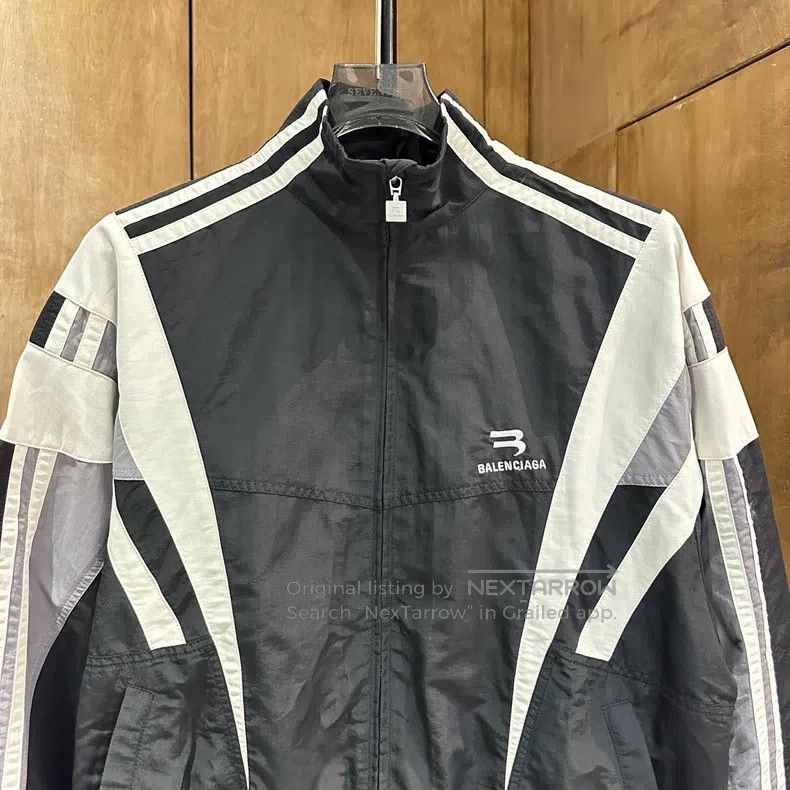 Balenciaga Balenciaga Black and White Patchwork Casual Jacket Size US M / EU 48-50 / 2 - 3 Thumbnail