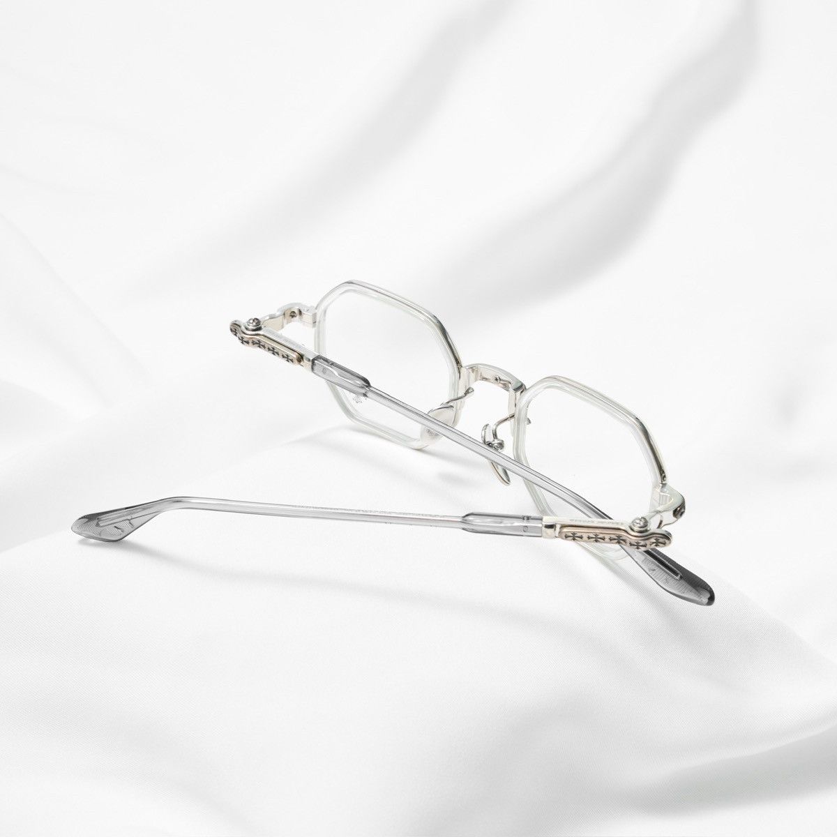 Chrome Hearts CHROME HEARTS TATTERS CRYSTAL GRAPHITE GLASSES Size ONE SIZE - 7 Thumbnail