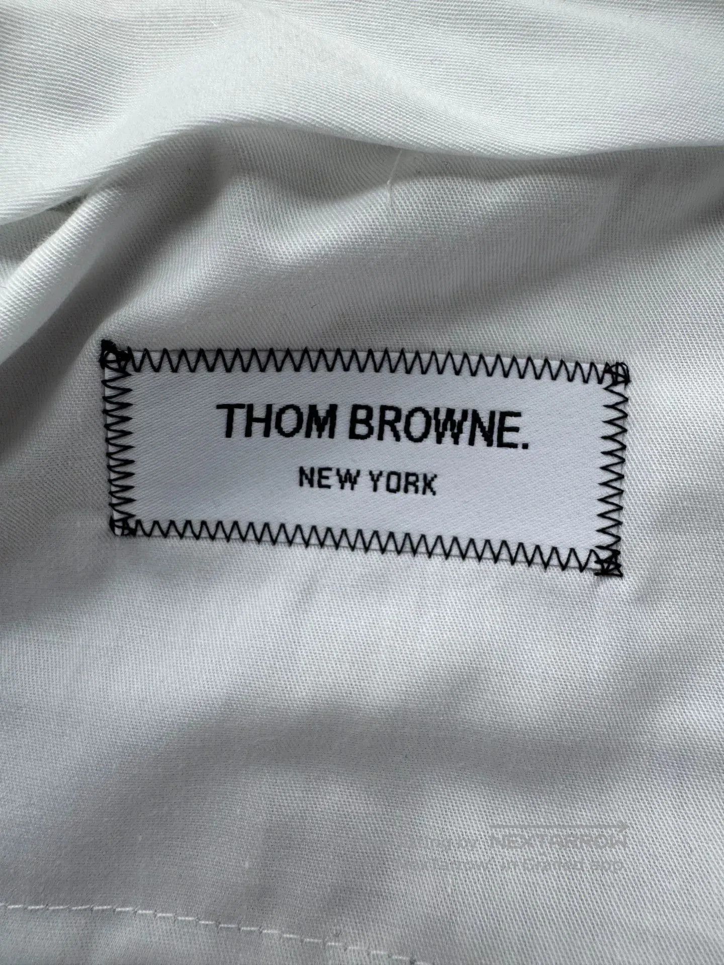 Thom Browne Thom Browne High-Waist Striped Shorts. Size 35" - 4 Thumbnail