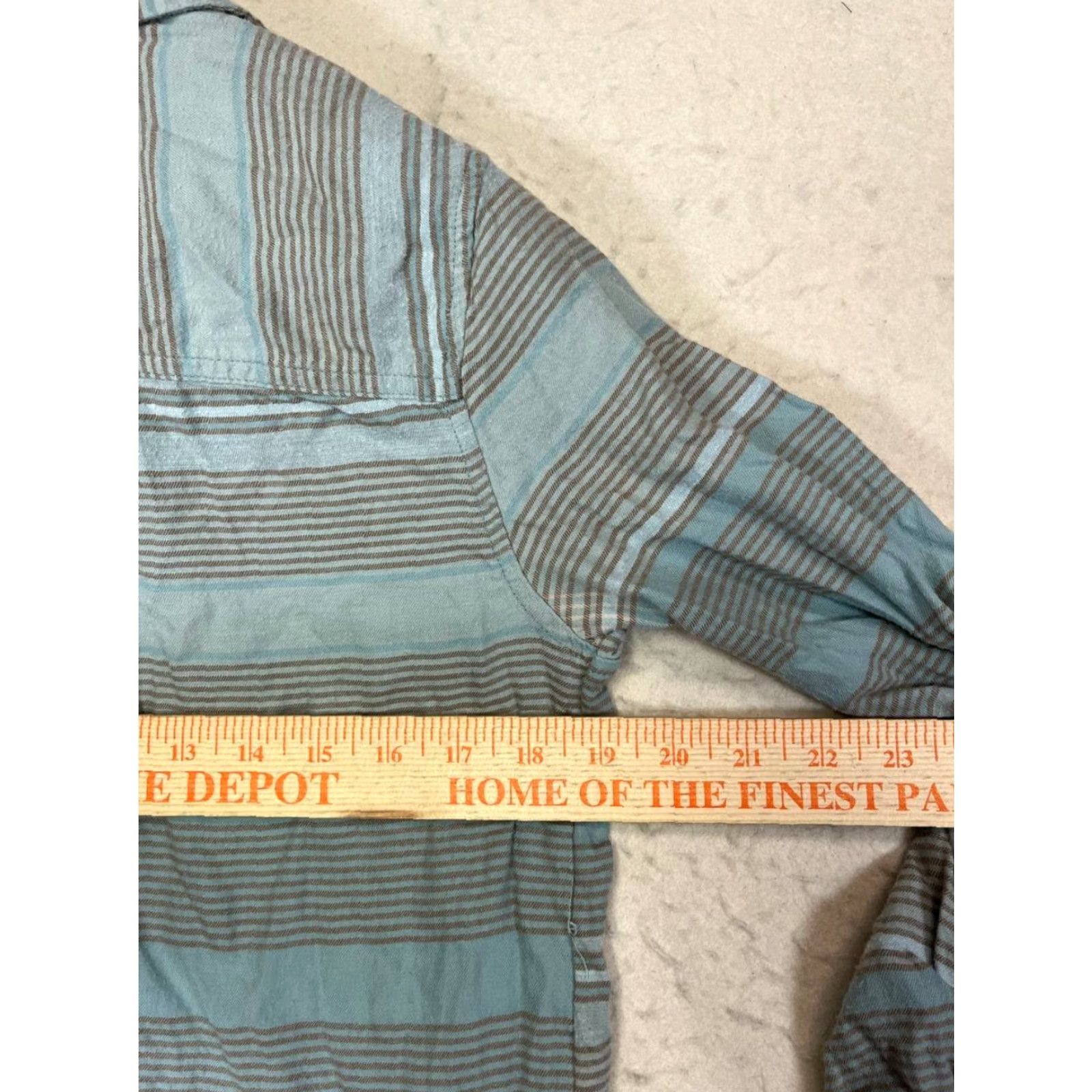 Prana prAna Striped Long Sleeve Flannel Button Down Women's XS Blouse Multicolor Shirt Womens XS Size XS / US 0-2 / IT 36-38 - 4 Thumbnail