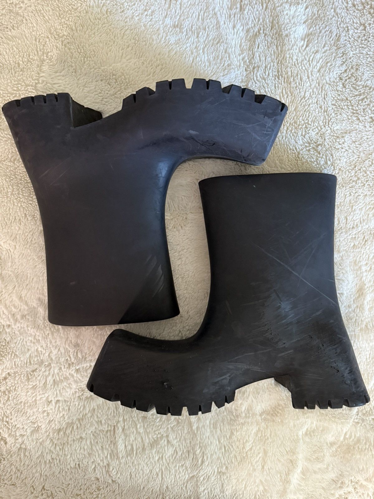 BALENCIAGA TROOPER BOOTS RUBBER