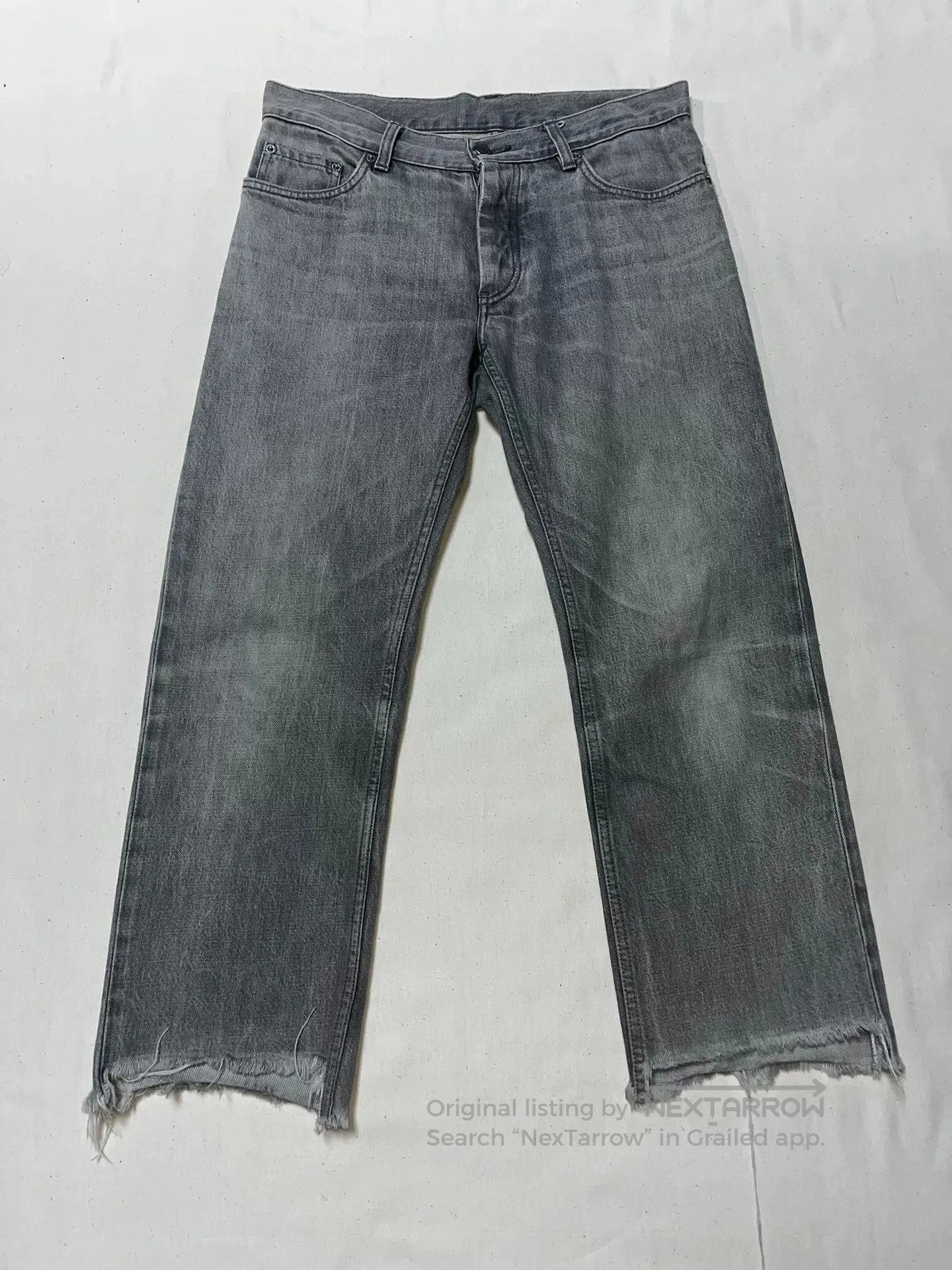 Helmut Lang Helmut Lang Frayed Denim Pants Size M. Size US 32 / EU 48 - 1 Thumbnail