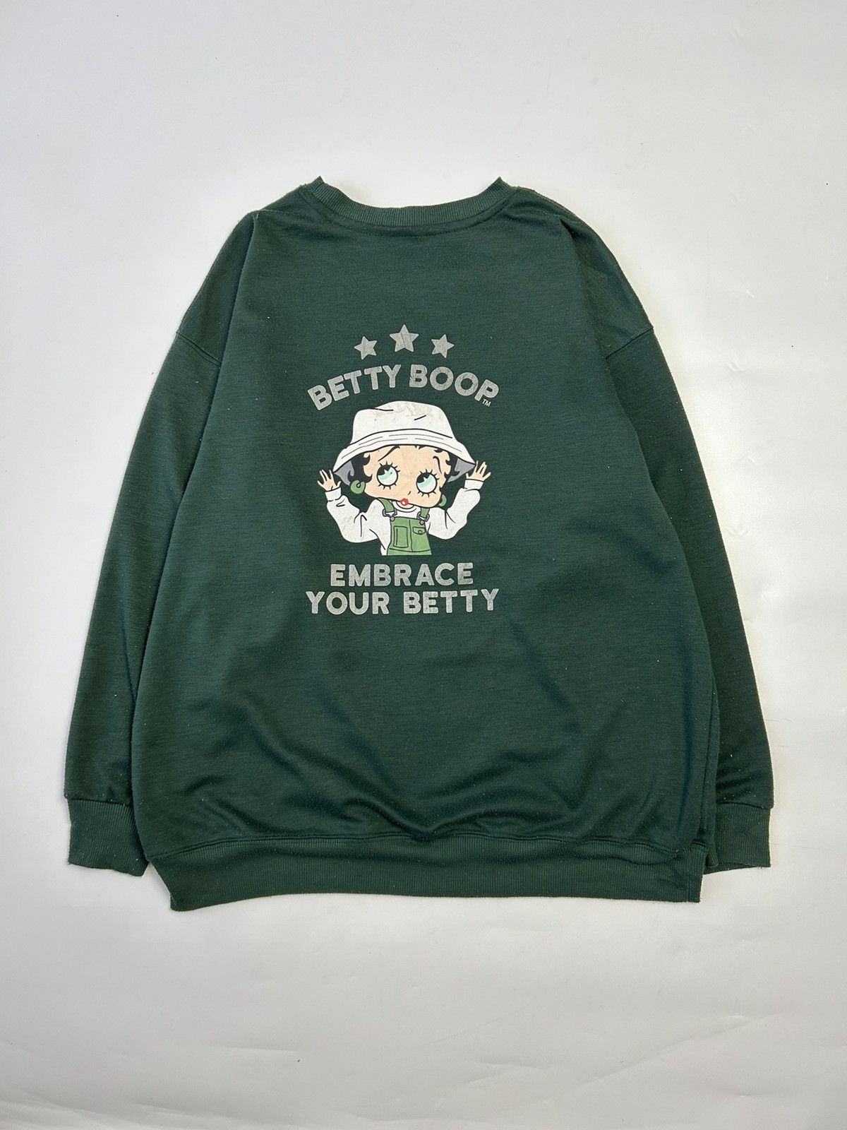 Cartoon Network × Japanese Brand × Vintage BETTY BOOP PULL OVER SWEATSHIRT Size L / US 10 / IT 46 - 1 Thumbnail