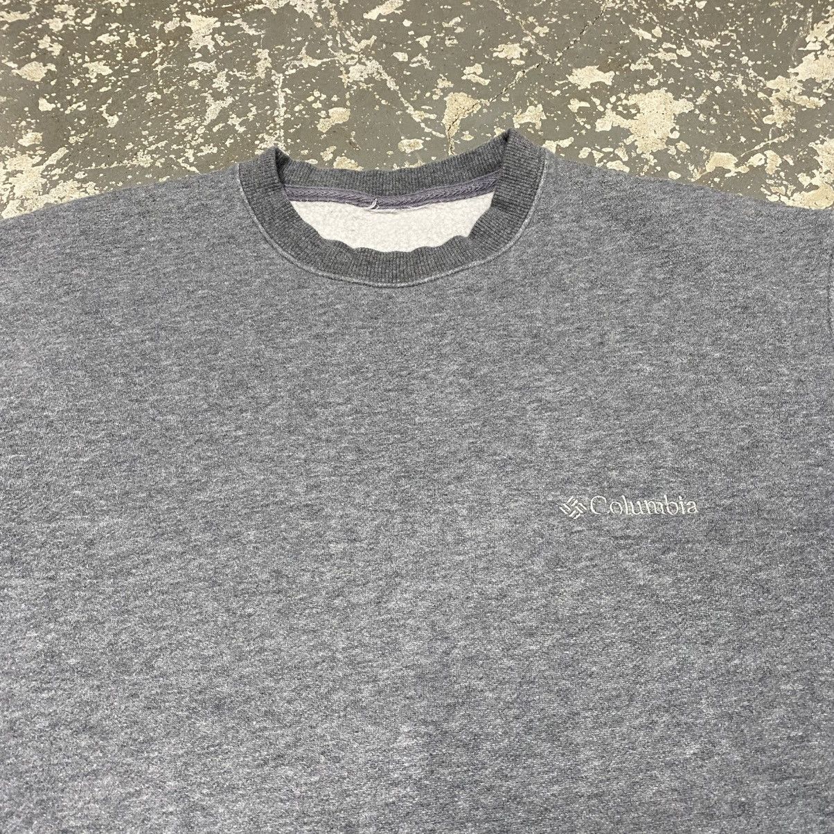 Columbia × Vintage Vintage Columbia Grey Blank Crewneck Sweatshirt Size US S / EU 44-46 / 1 - 3 Thumbnail