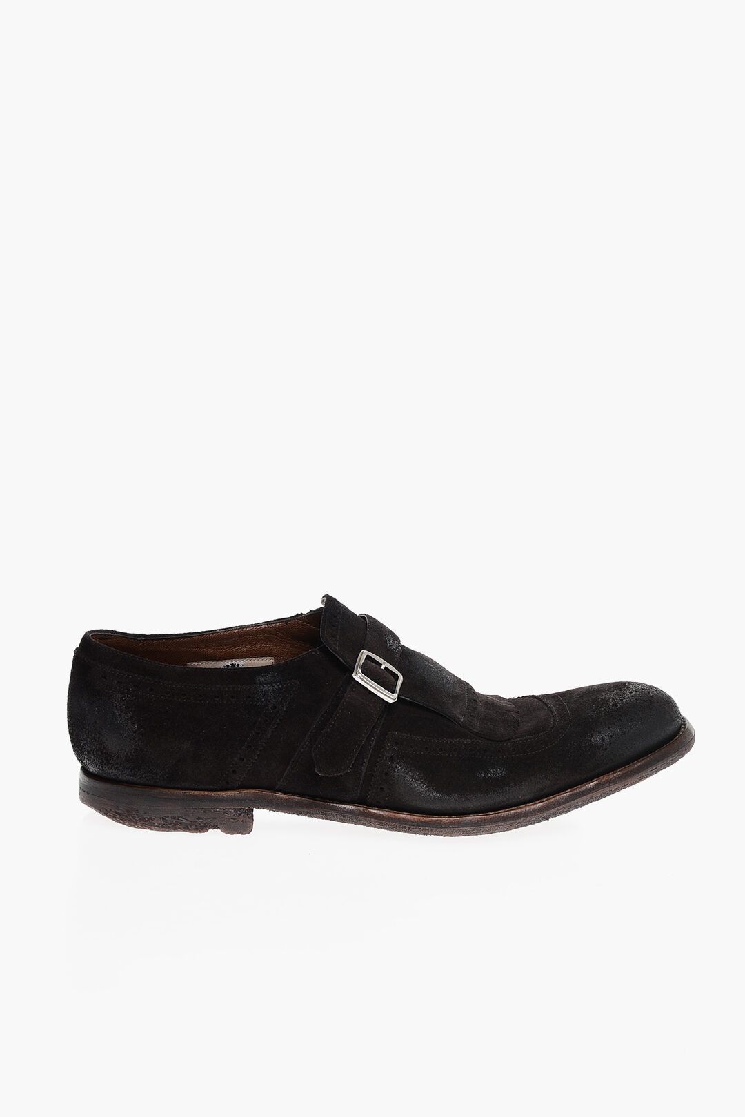 Church's og1mm0325 Vintage Effect Suede Loafers in Dark Brown Size US 7.5 / EU 40-41 - 1 Thumbnail